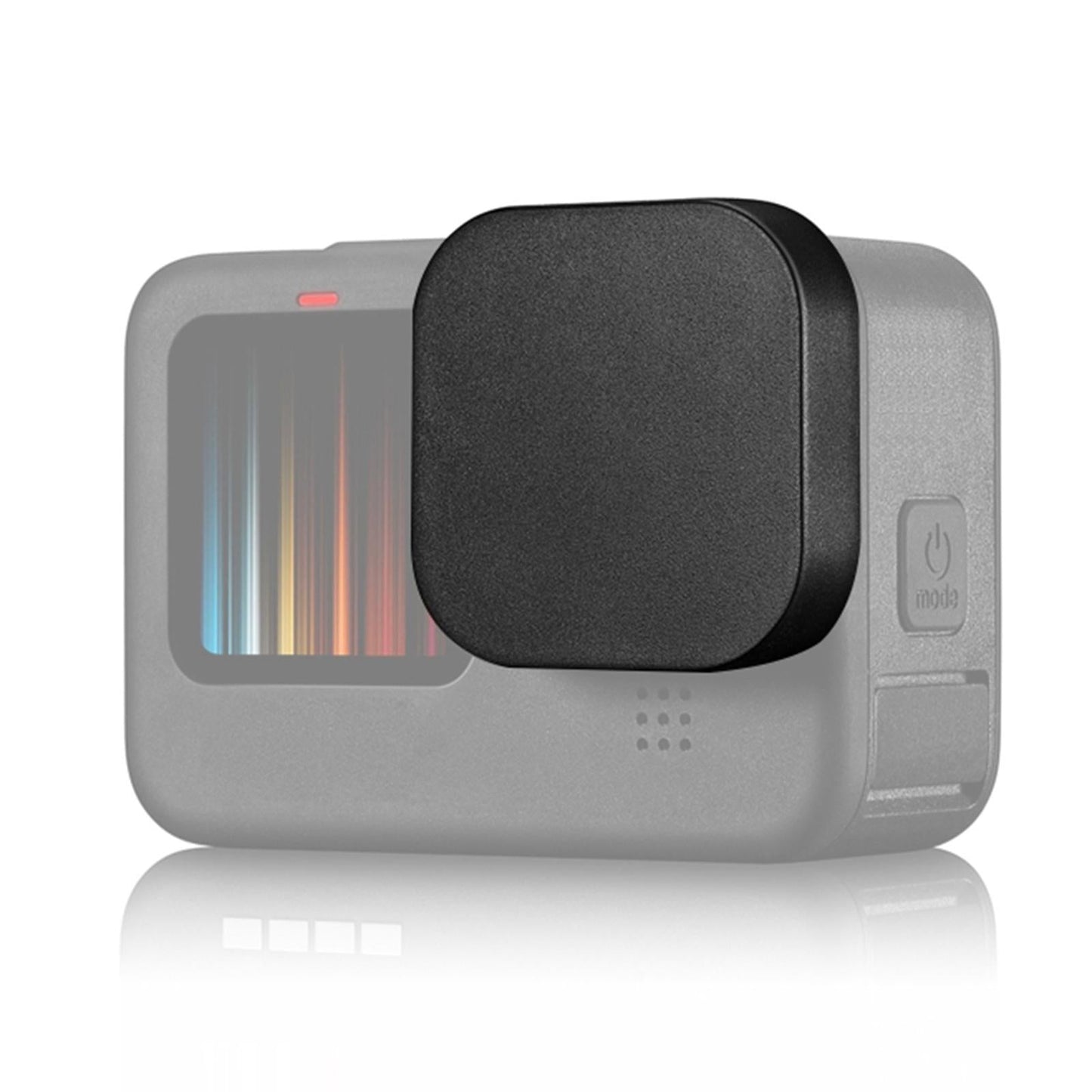 Black Soft Silicone Camera Lens Protective Frame Cover Cap for GoPro Hero 9