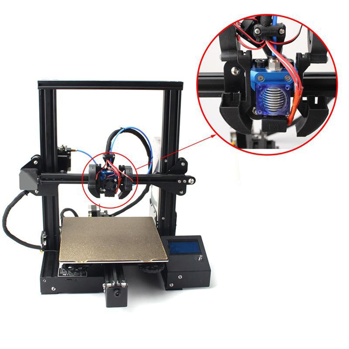 Upgrade Extrusion Head Install Kit Gasket Screw for CR10S CR-10 4S CR-10 5S