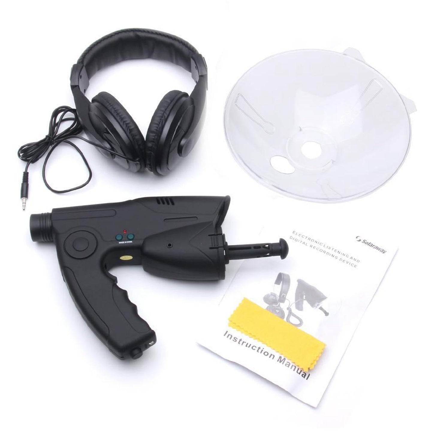 8X Monocular Telescope + Headphone for Bird Watching Camping Travelling