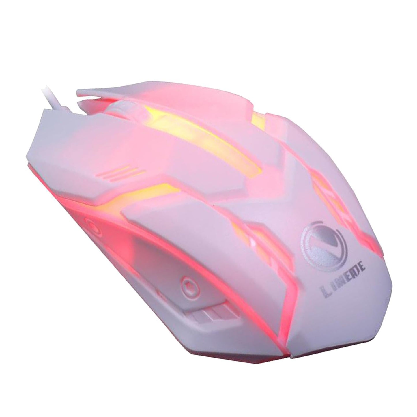 Gaming Wired 1600 DPI Computer Mice Laptop for Windows 7/8/10/XP Vista White