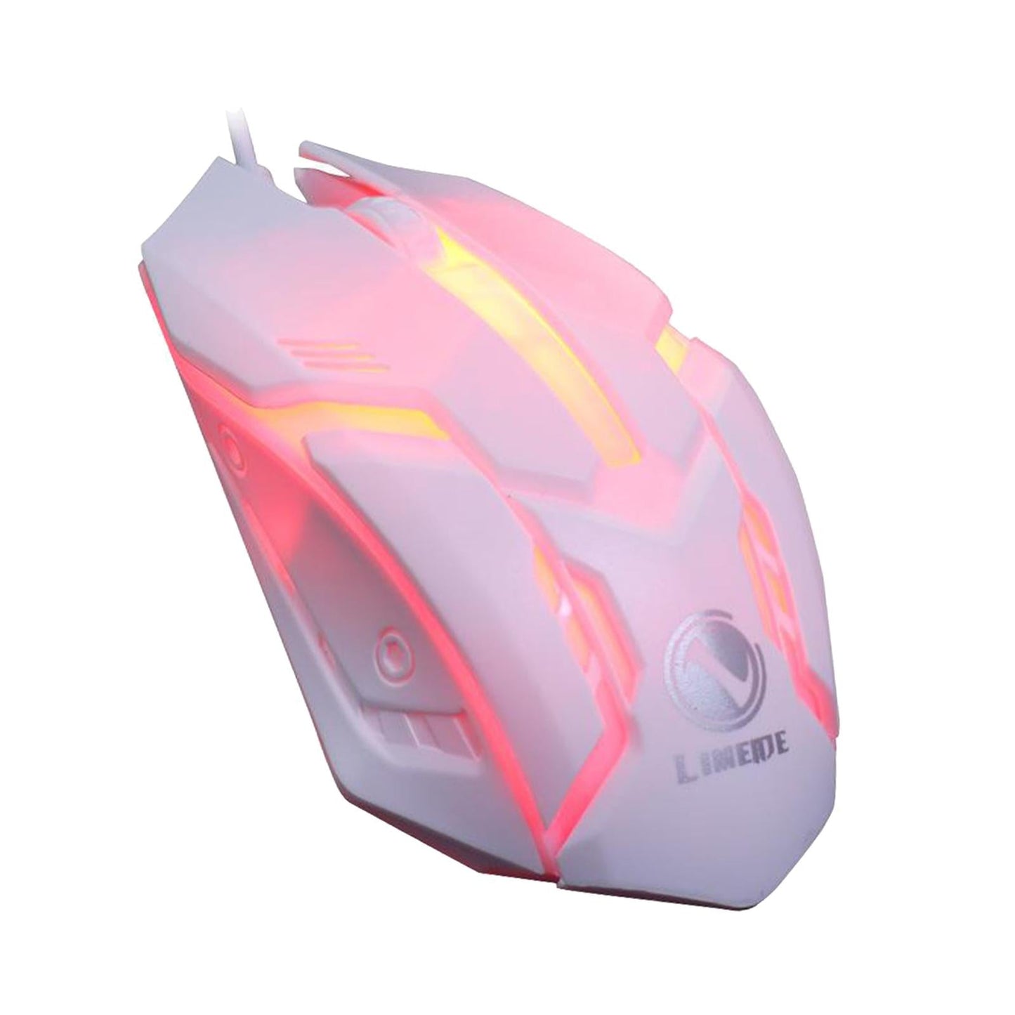 Gaming Wired 1600 DPI Computer Mice Laptop for Windows 7/8/10/XP Vista White