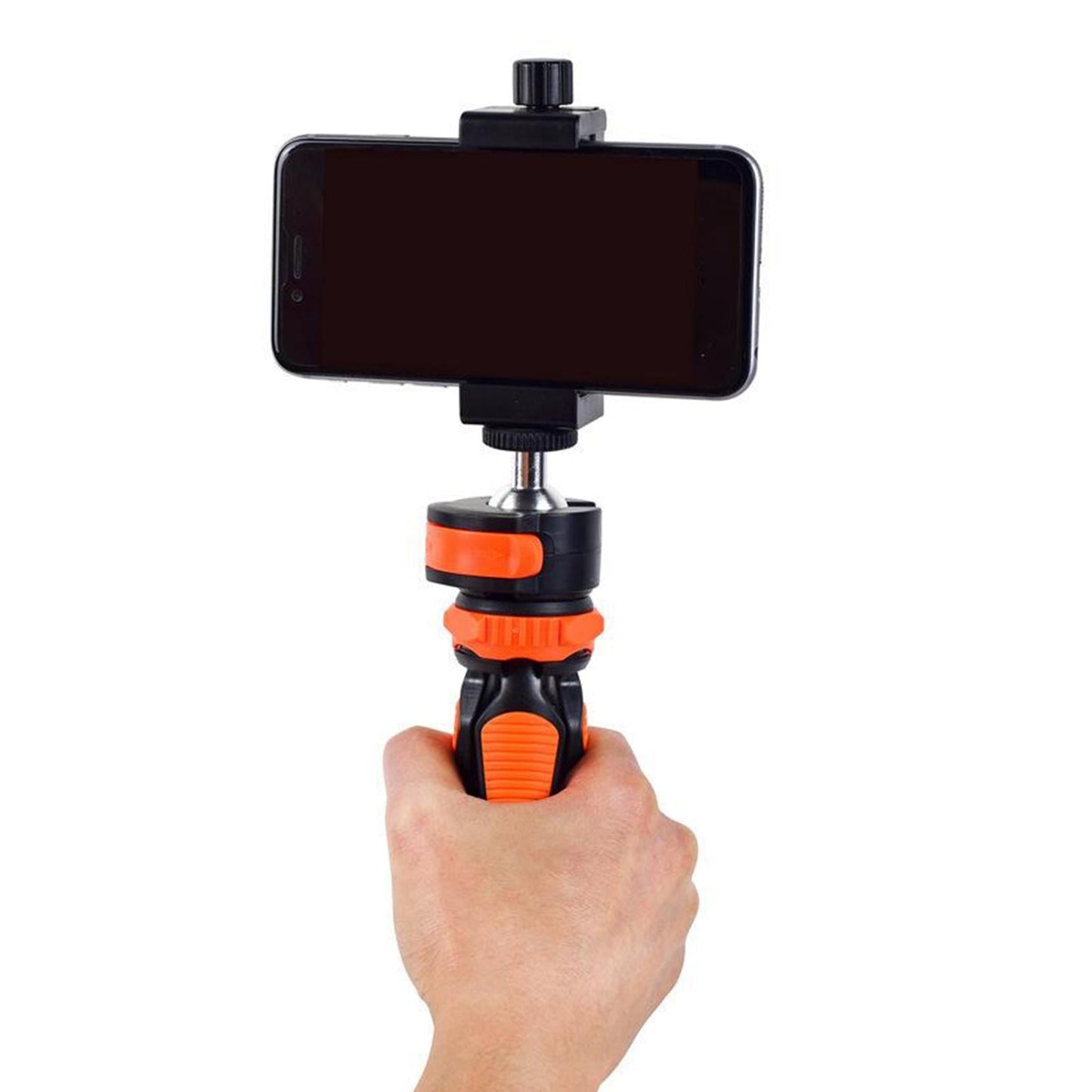 Portable Mini Tripod Camera Desk Tripod Mount Holder Table Stand Orange