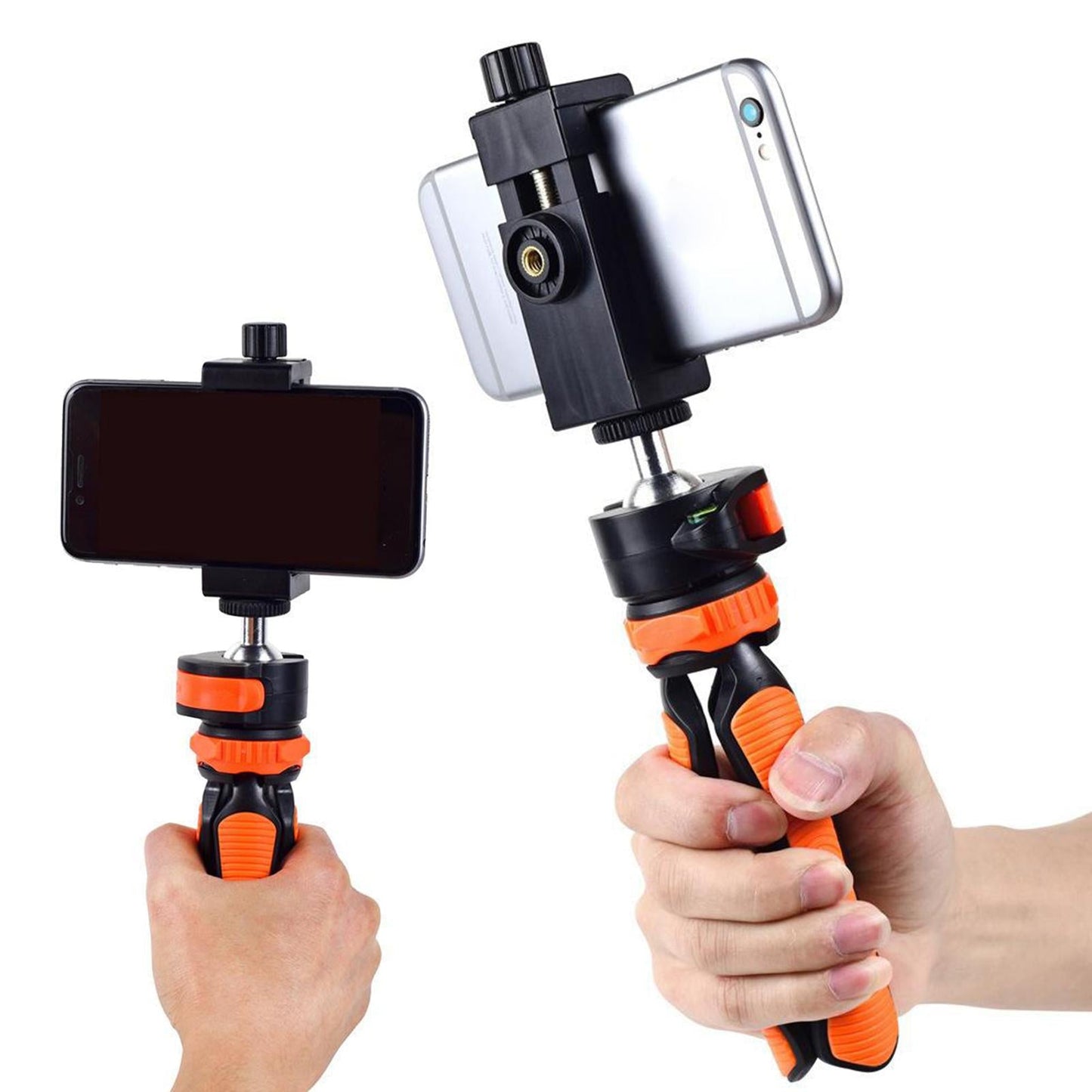 Portable Mini Tripod Camera Desk Tripod Mount Holder Table Stand Orange