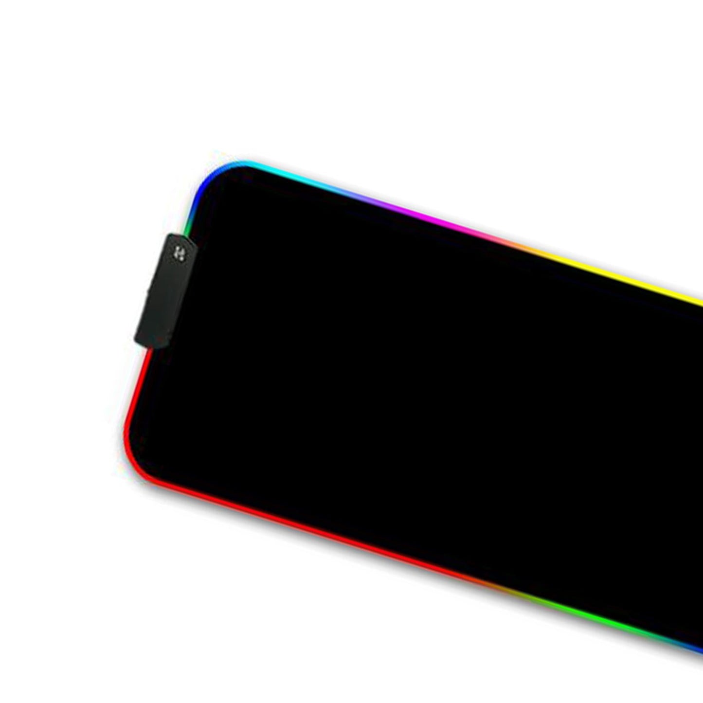 RGB LED Gaming Mouse Pad Glowing Mice Pad for PC Laptop Black Waterproof