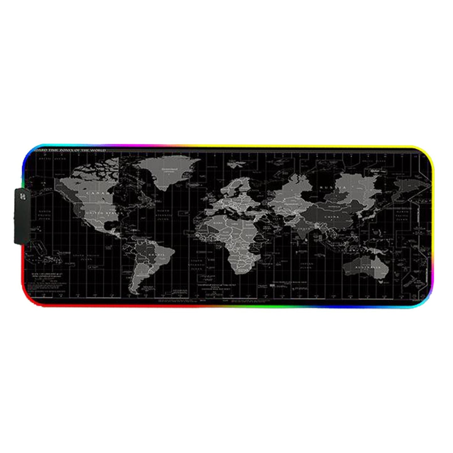 RGB LED Gaming Mouse Pad Glowing Mice Pad for PC Laptop Style 1