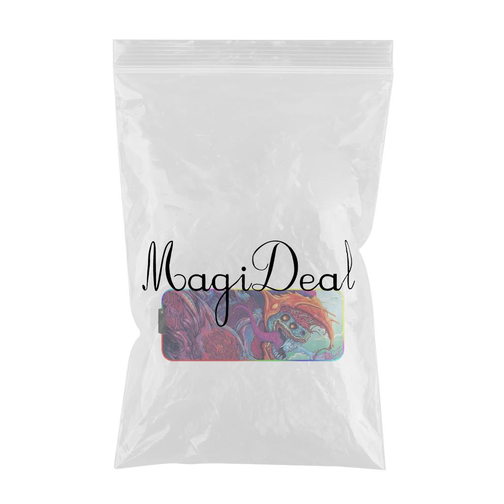 RGB LED Gaming Mouse Pad Glowing Mice Pad for PC Laptop Style 2