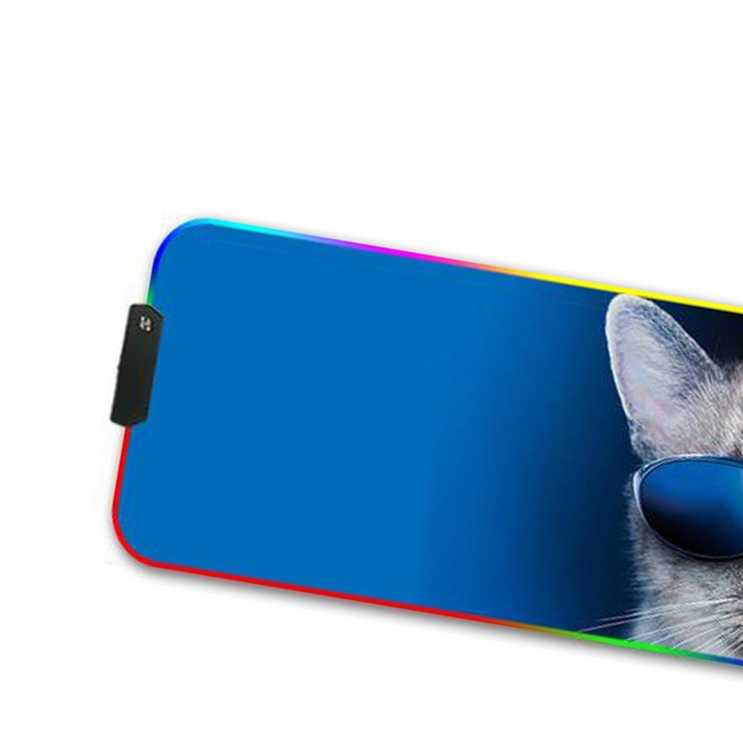 RGB LED Gaming Mouse Pad Glowing Mice Pad for PC Laptop Style 3