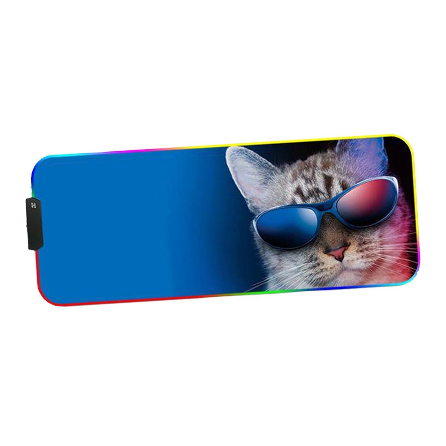 RGB LED Gaming Mouse Pad Glowing Mice Pad for PC Laptop Style 3