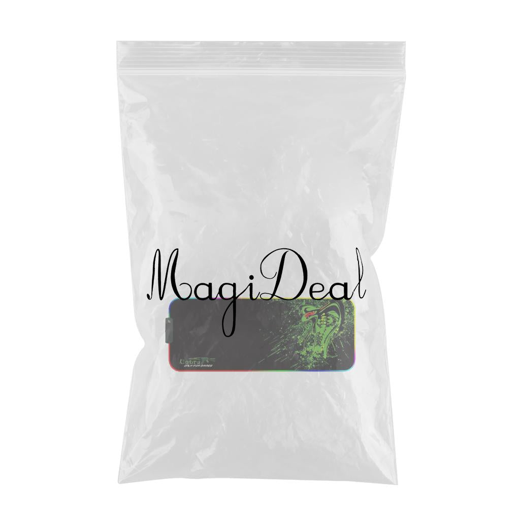 RGB LED Gaming Mouse Pad Glowing Mice Pad for PC Laptop Style 4