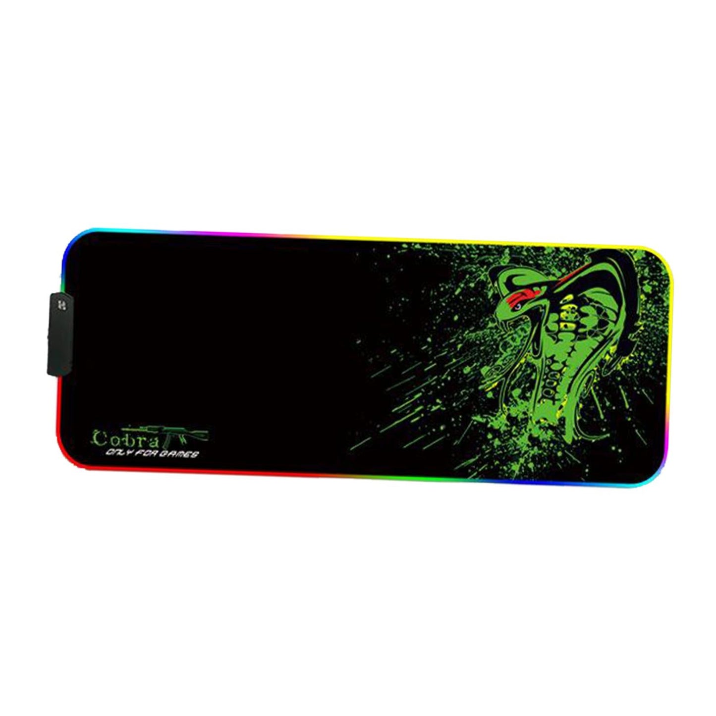 RGB LED Gaming Mouse Pad Glowing Mice Pad for PC Laptop Style 4