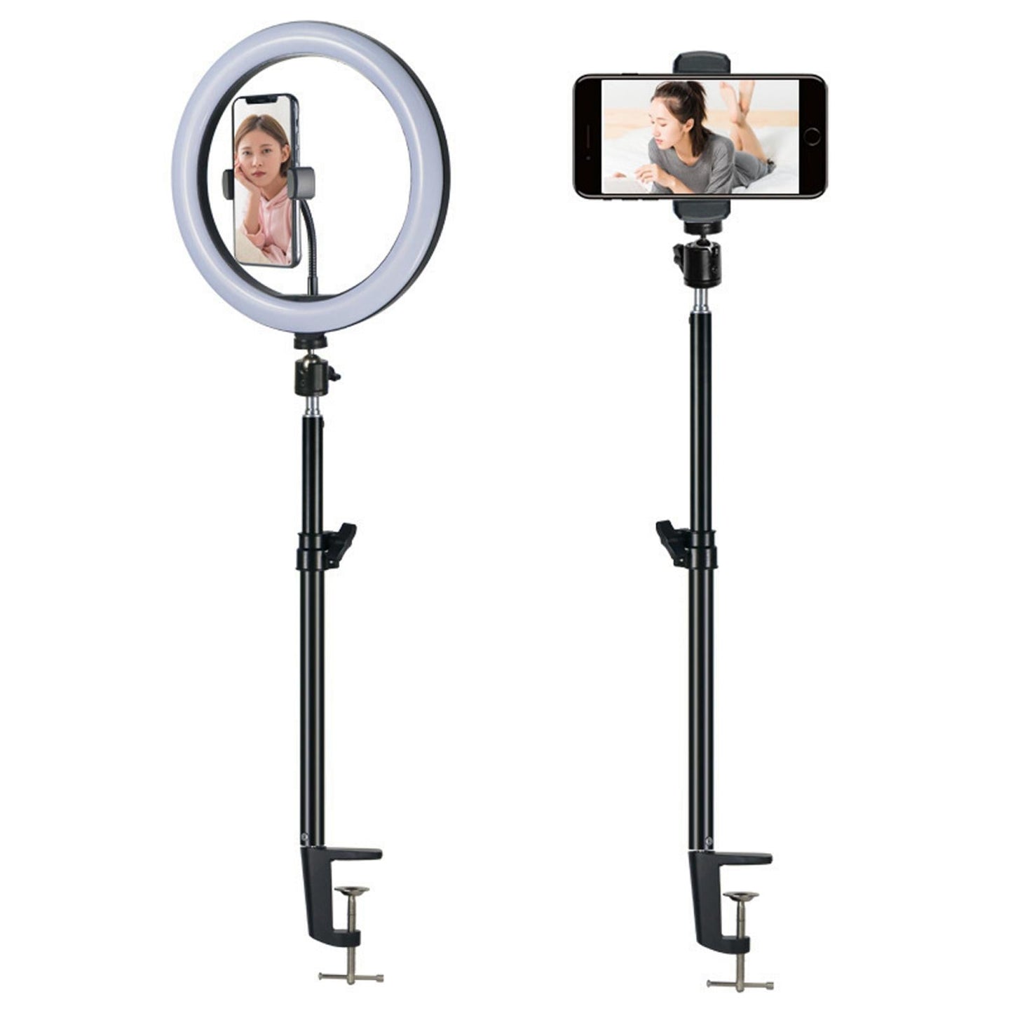 Tabletop Light Clip for Ring Light Stand