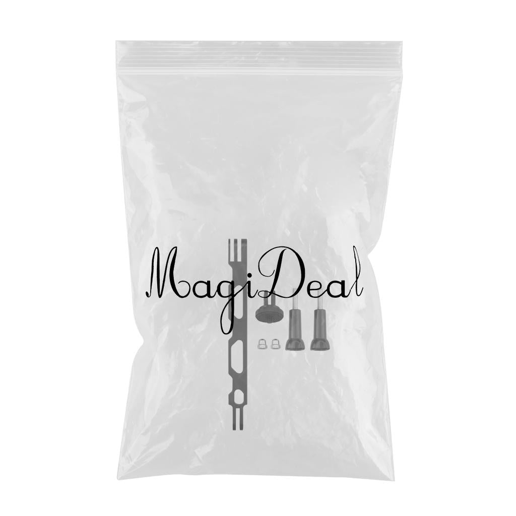 CNC Extension Arm Pole Mount Base 1/4 Adapter For Insta360 ONE X2 X black"