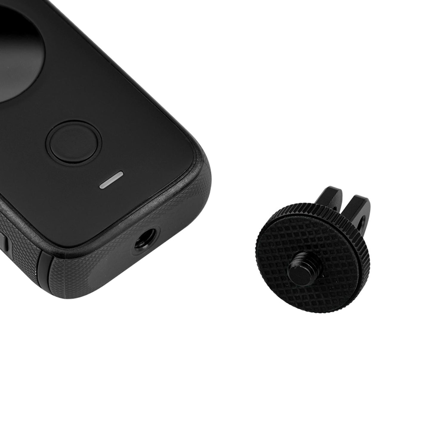 CNC Extension Arm Pole Mount Base 1/4 Adapter For Insta360 ONE X2 X black"