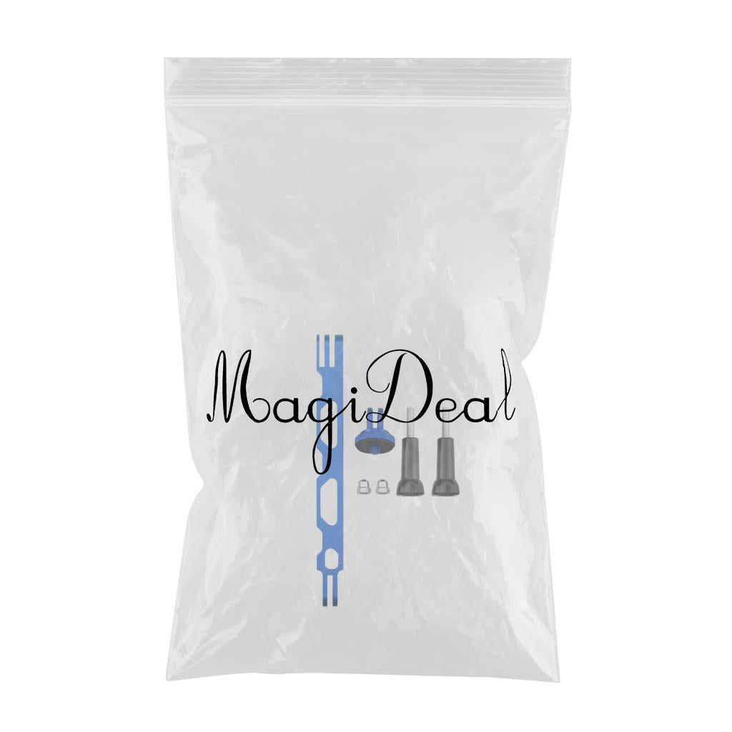 CNC Extension Arm Pole Mount Base 1/4 Adapter For Insta360 ONE X2 X blue"