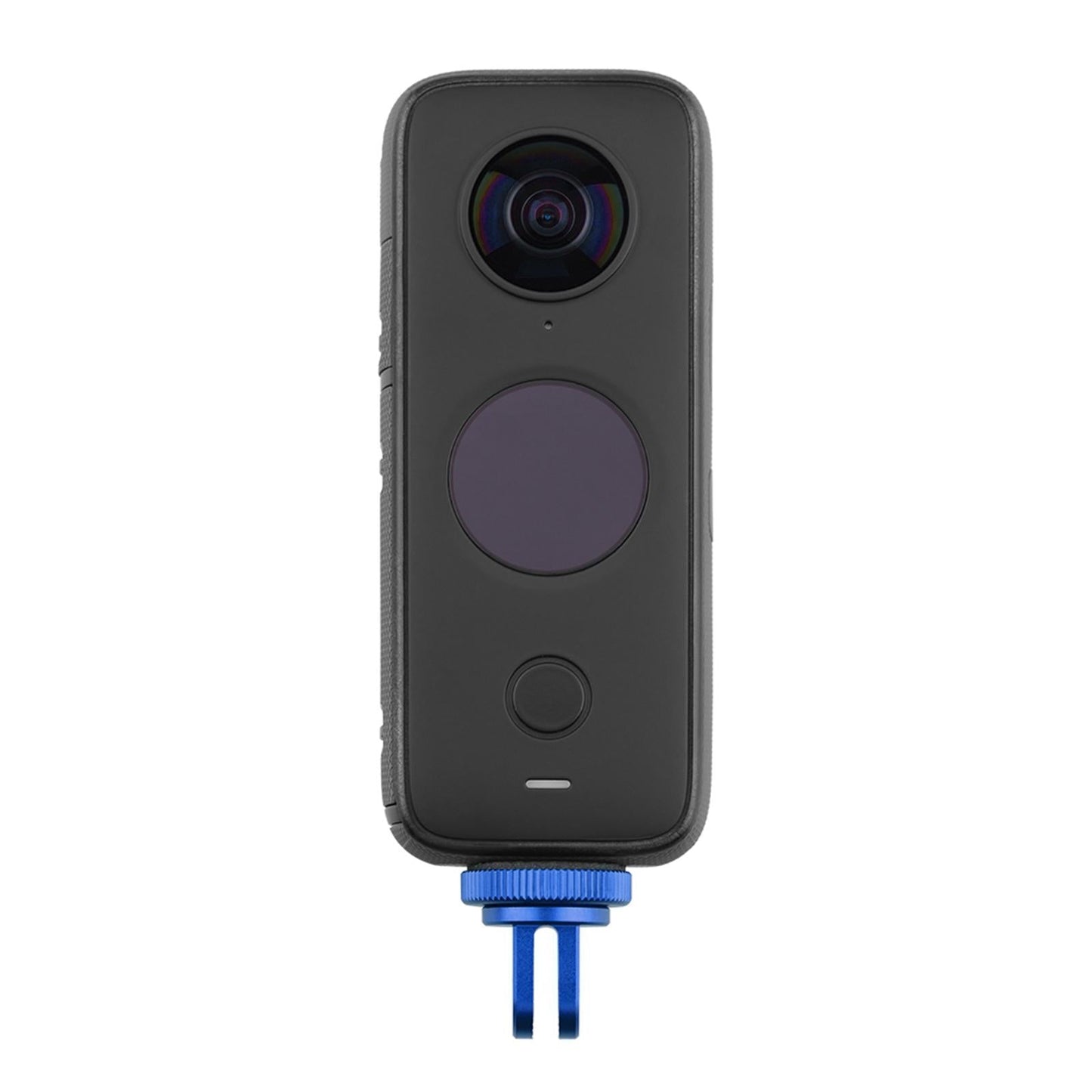 CNC Extension Arm Pole Mount Base 1/4 Adapter For Insta360 ONE X2 X blue"