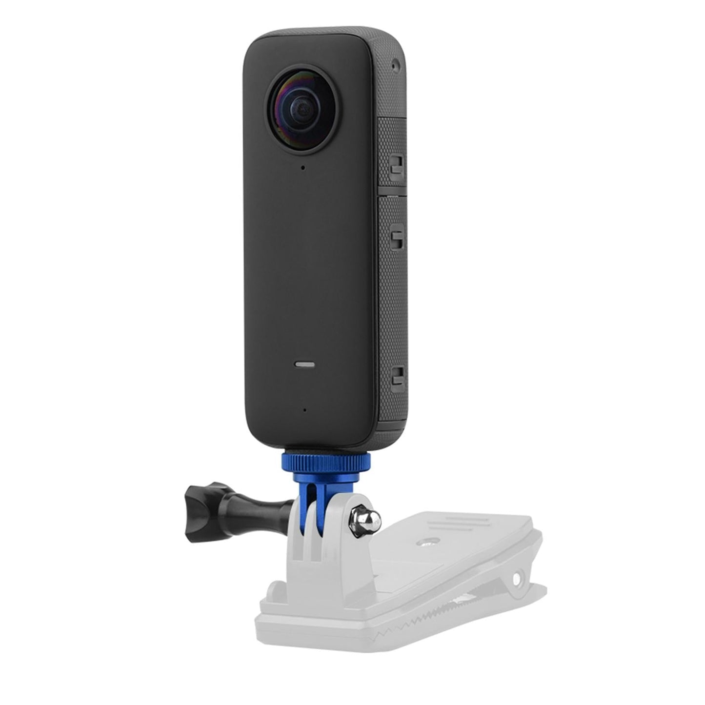 CNC Extension Arm Pole Mount Base 1/4 Adapter For Insta360 ONE X2 X blue"