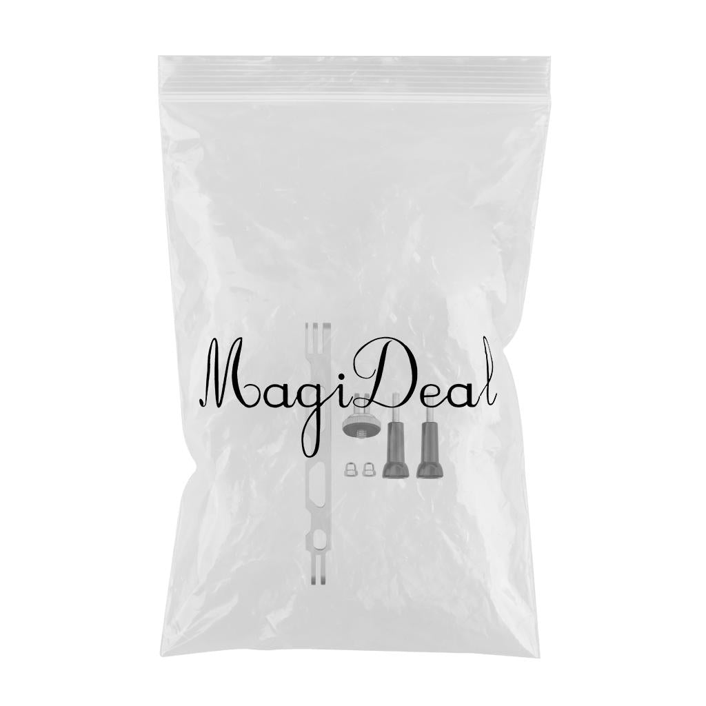 CNC Extension Arm Pole Mount Base 1/4 Adapter For Insta360 ONE X2 X silver"