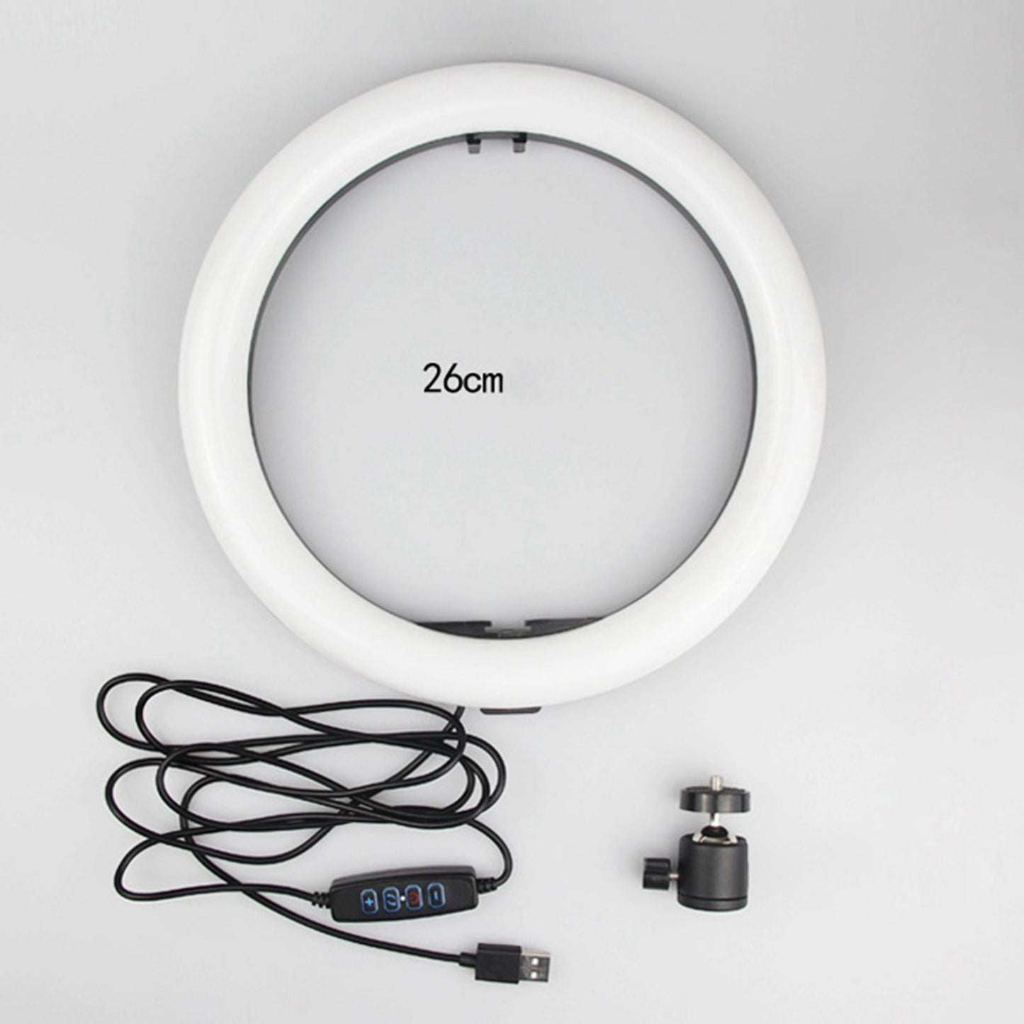 Adjustable 12/10"/6" Selfie Ring Light Phone Holder for YouTube Photography Set G"