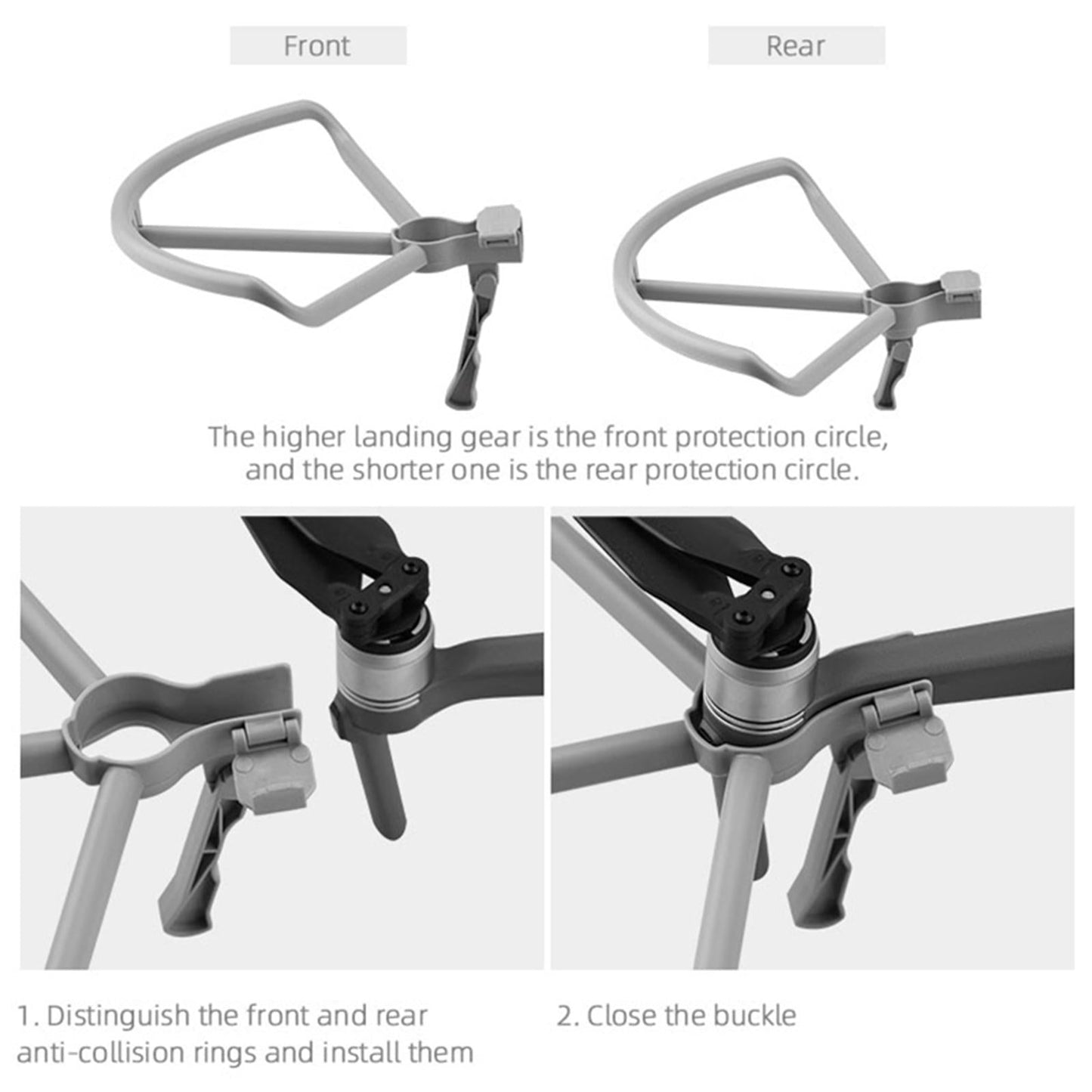 4 Propeller Guard Cover Scratch Proof Quick Install For DJI Mavic 2 PRO/ZOOM