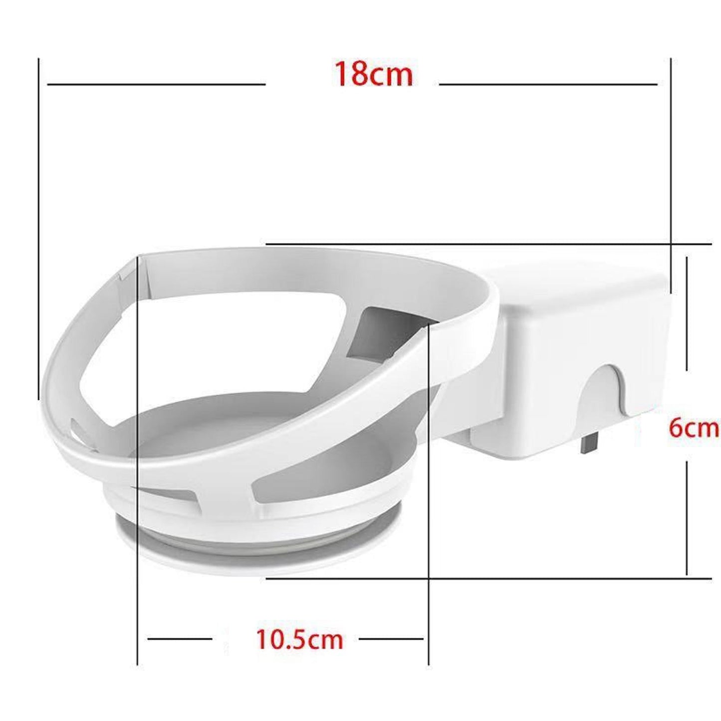 Wall Mount Shelf Bracket Stand for Amazon Echo Dot 4 4th Gen white