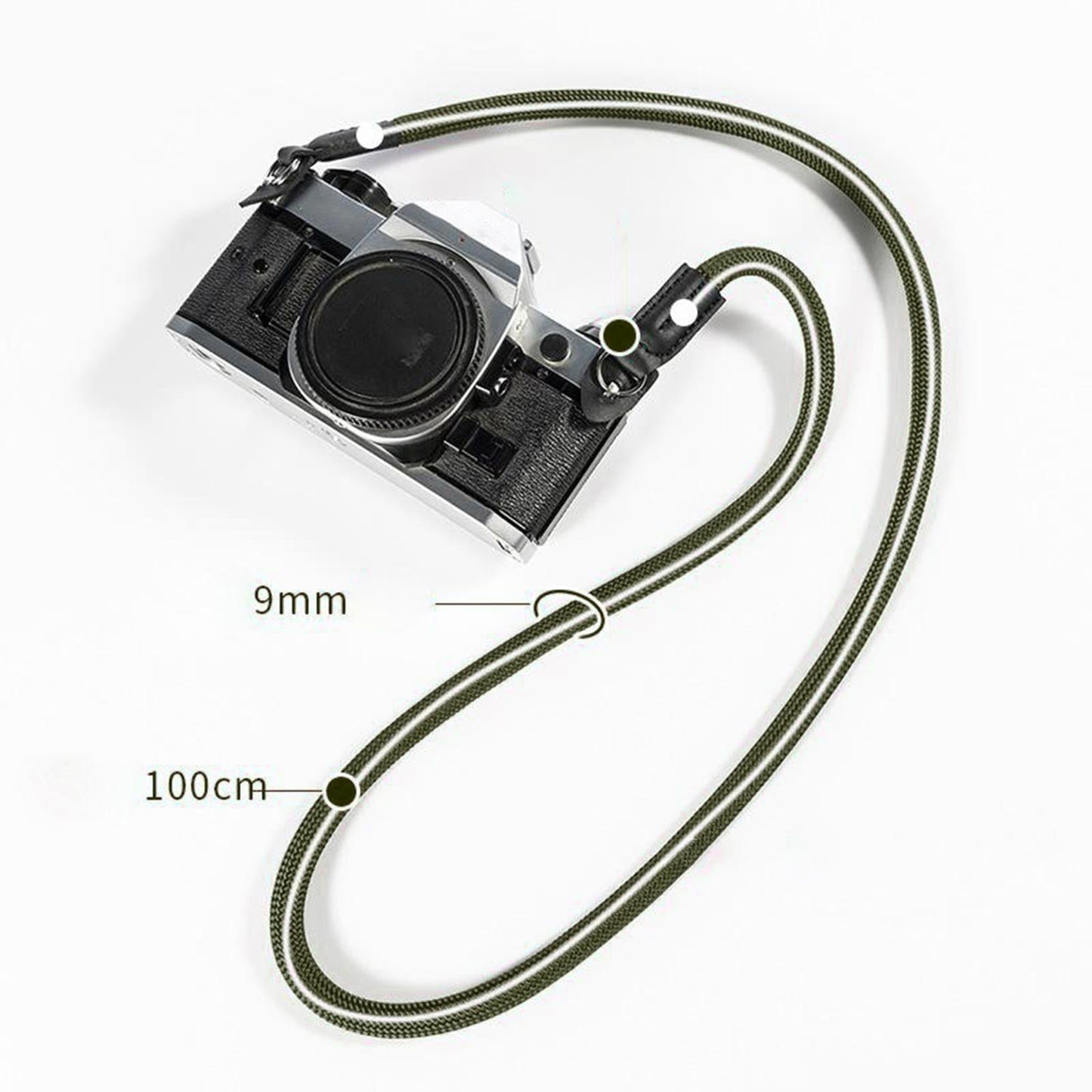 Portable Camera Neck Shoulder Strap Fits NIKON Z7 / Z6 / J5 / J4 DSLR Camera Green