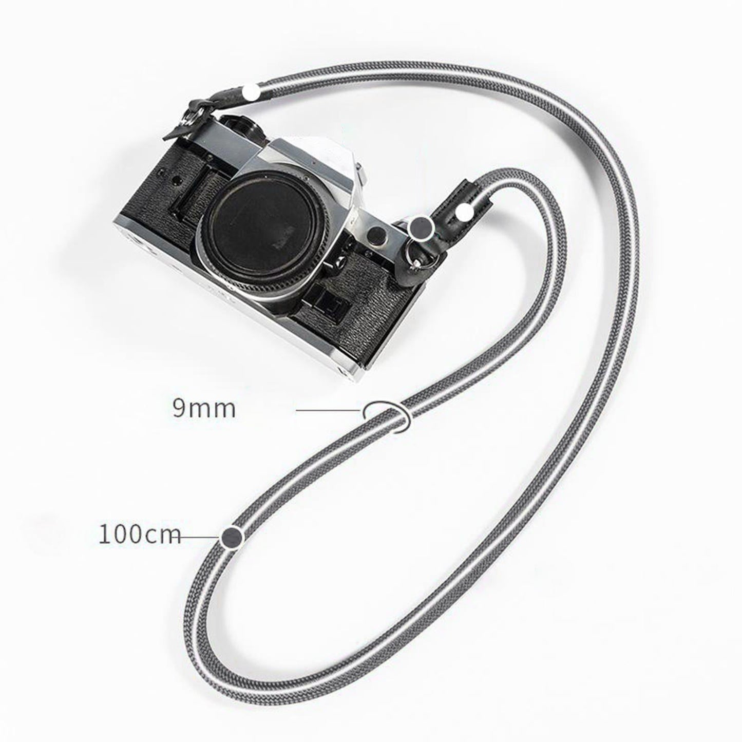 Portable Camera Neck Shoulder Strap Fits NIKON Z7 / Z6 / J5 / J4 DSLR Camera Gray