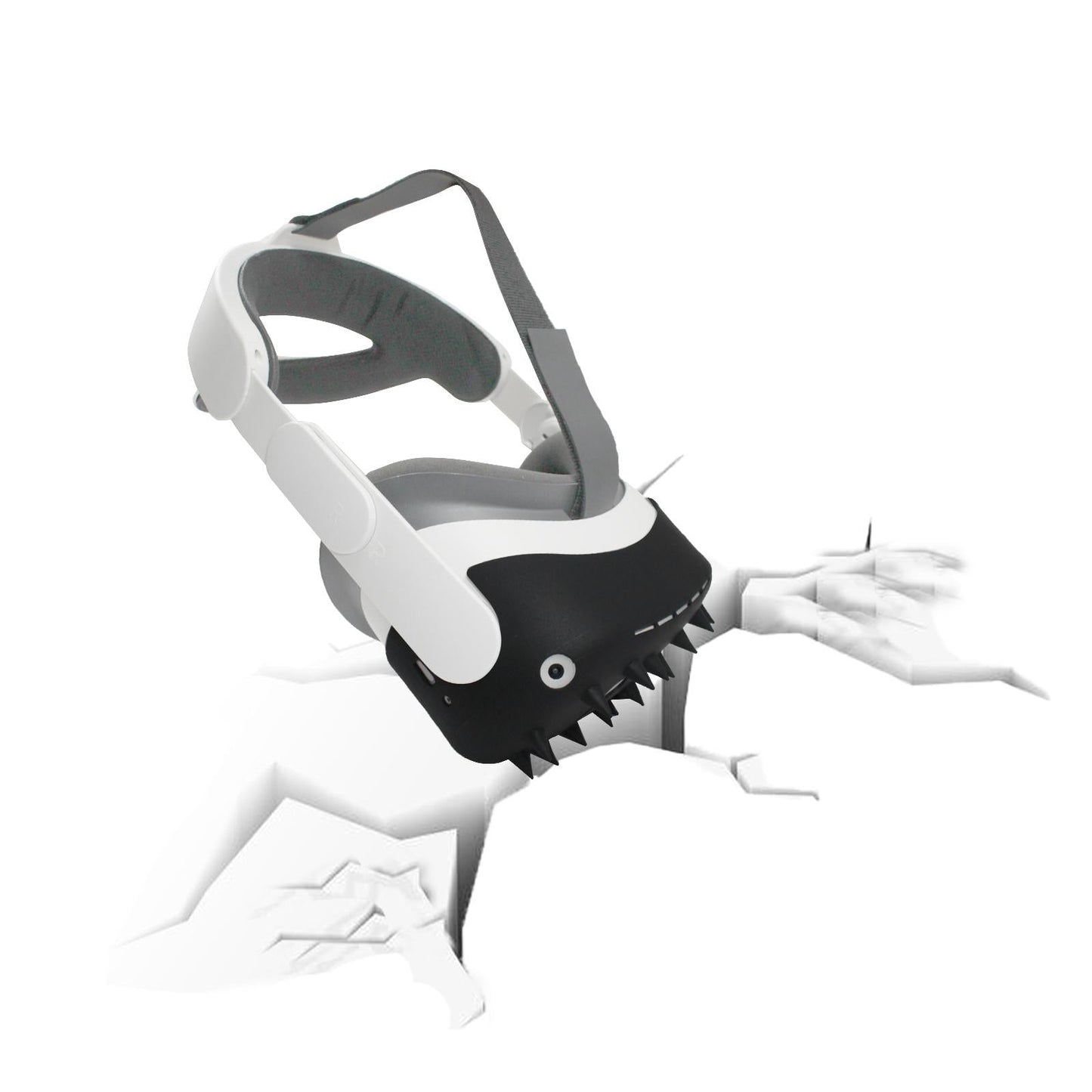 Silicone Front Protection Cover Case for Oculus Quest 2 Accessories White