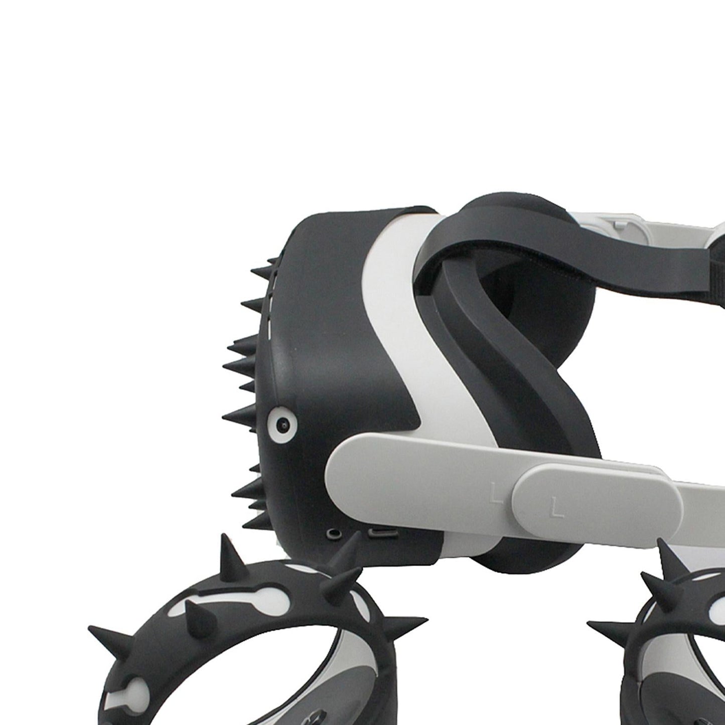 Soft Touch Controller Grip Cover for Oculus Quest 2 Accessories black