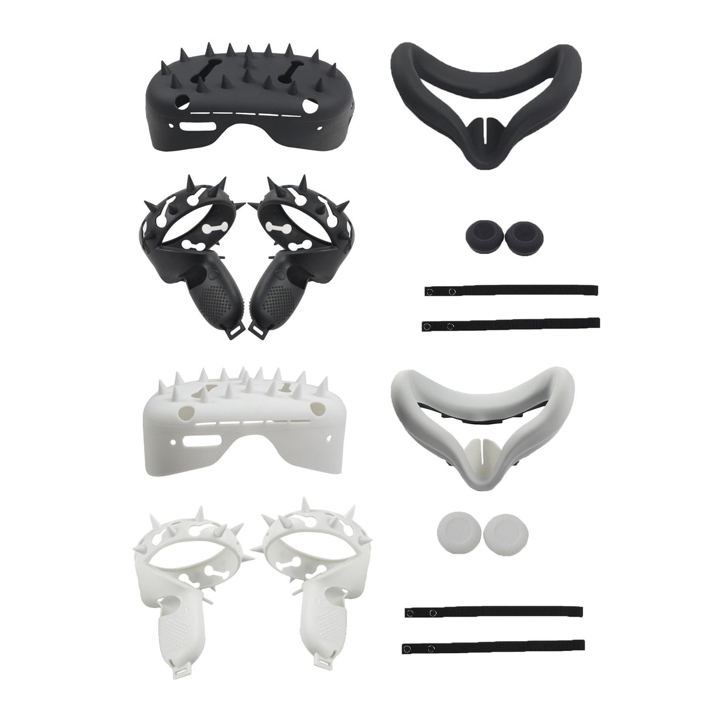 Soft Touch Controller Grip Cover for Oculus Quest 2 Accessories black