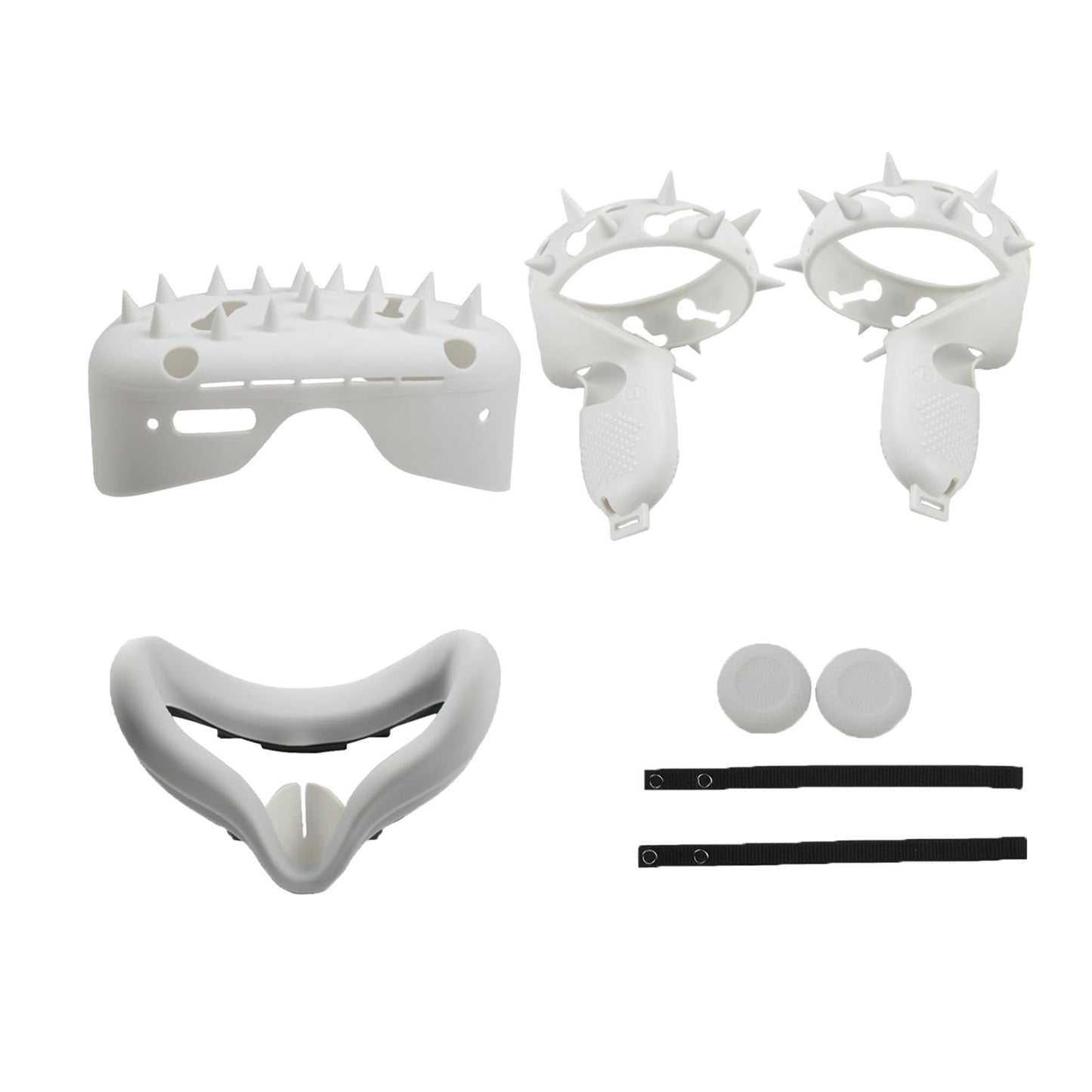 Soft Touch Controller Grip Cover for Oculus Quest 2 Accessories white