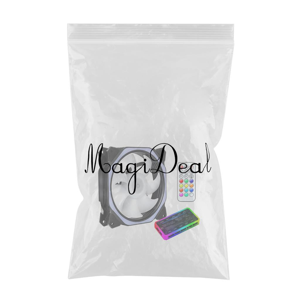 Computer Quiet PC Case Fan Sealed Bearing Adjustable Speed for Desktop Case Set A