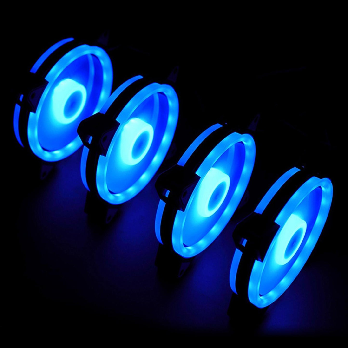 Computer Quiet PC Case Fan Sealed Bearing Adjustable Speed for Desktop Case Set D