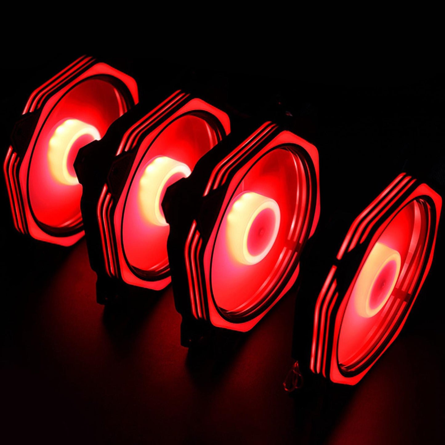 Computer Quiet PC Case Fan Sealed Bearing Adjustable Speed for Desktop Case Set E