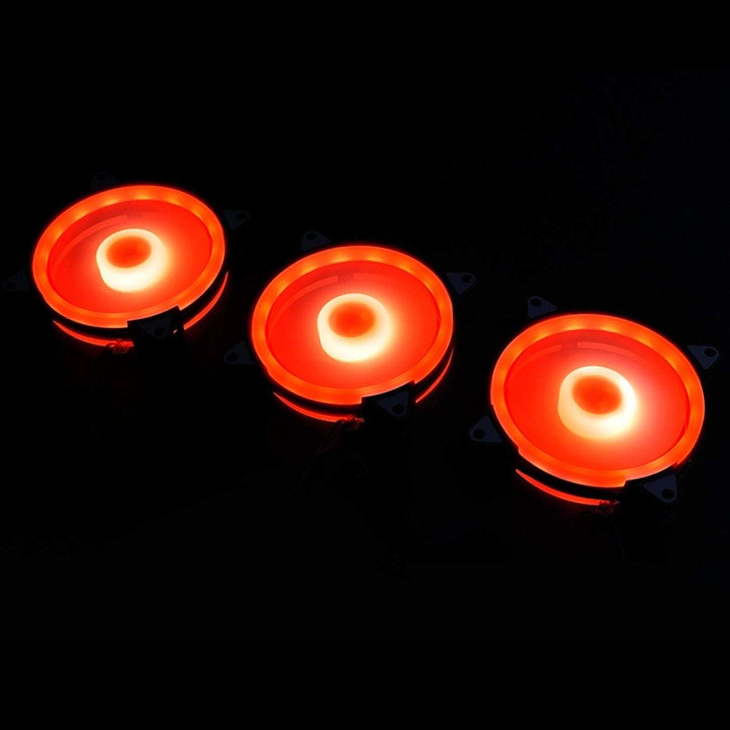 Computer Quiet PC Case Fan Sealed Bearing Adjustable Speed for Desktop Case Set E