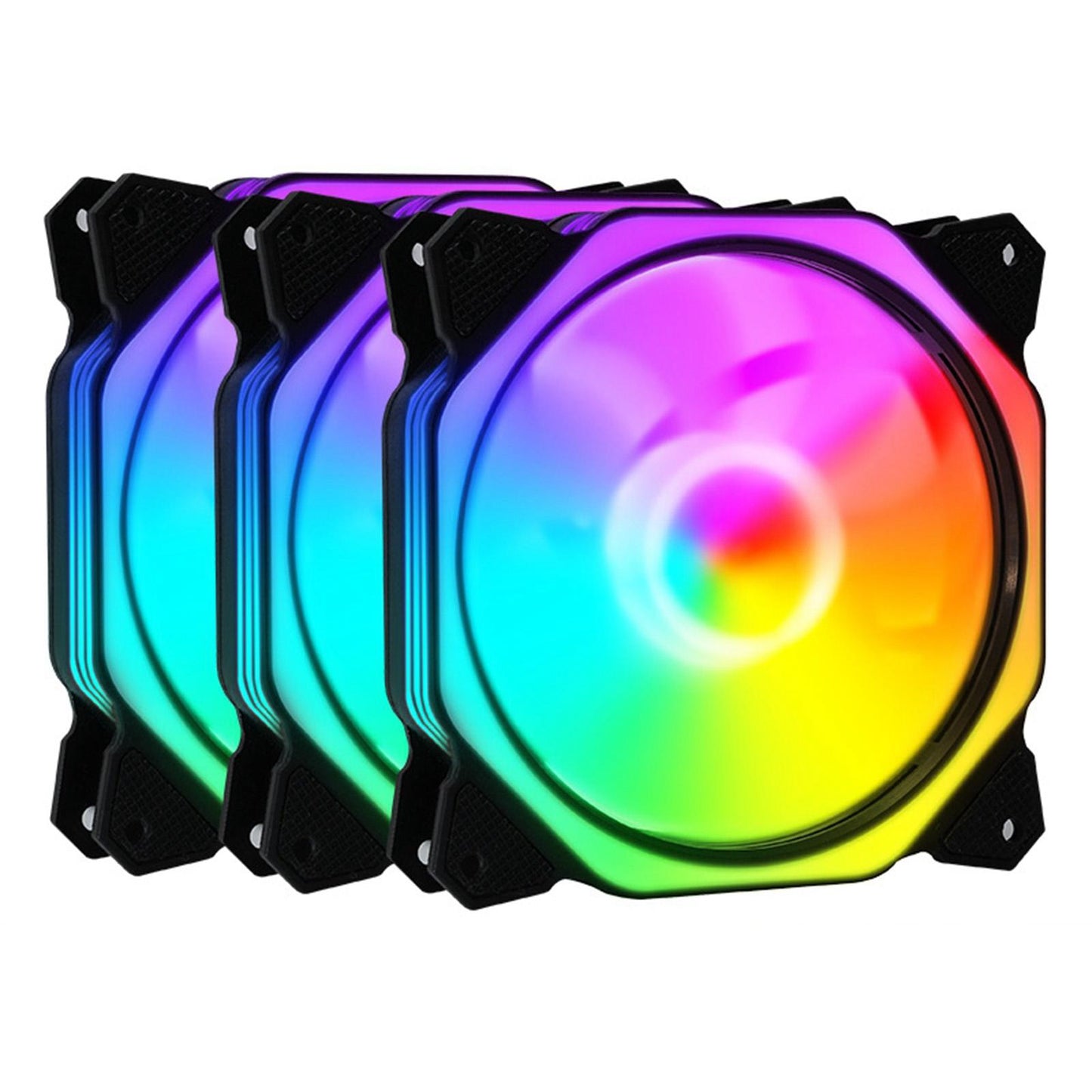 Computer Quiet PC Case Fan Sealed Bearing Adjustable Speed for Desktop Case Set G