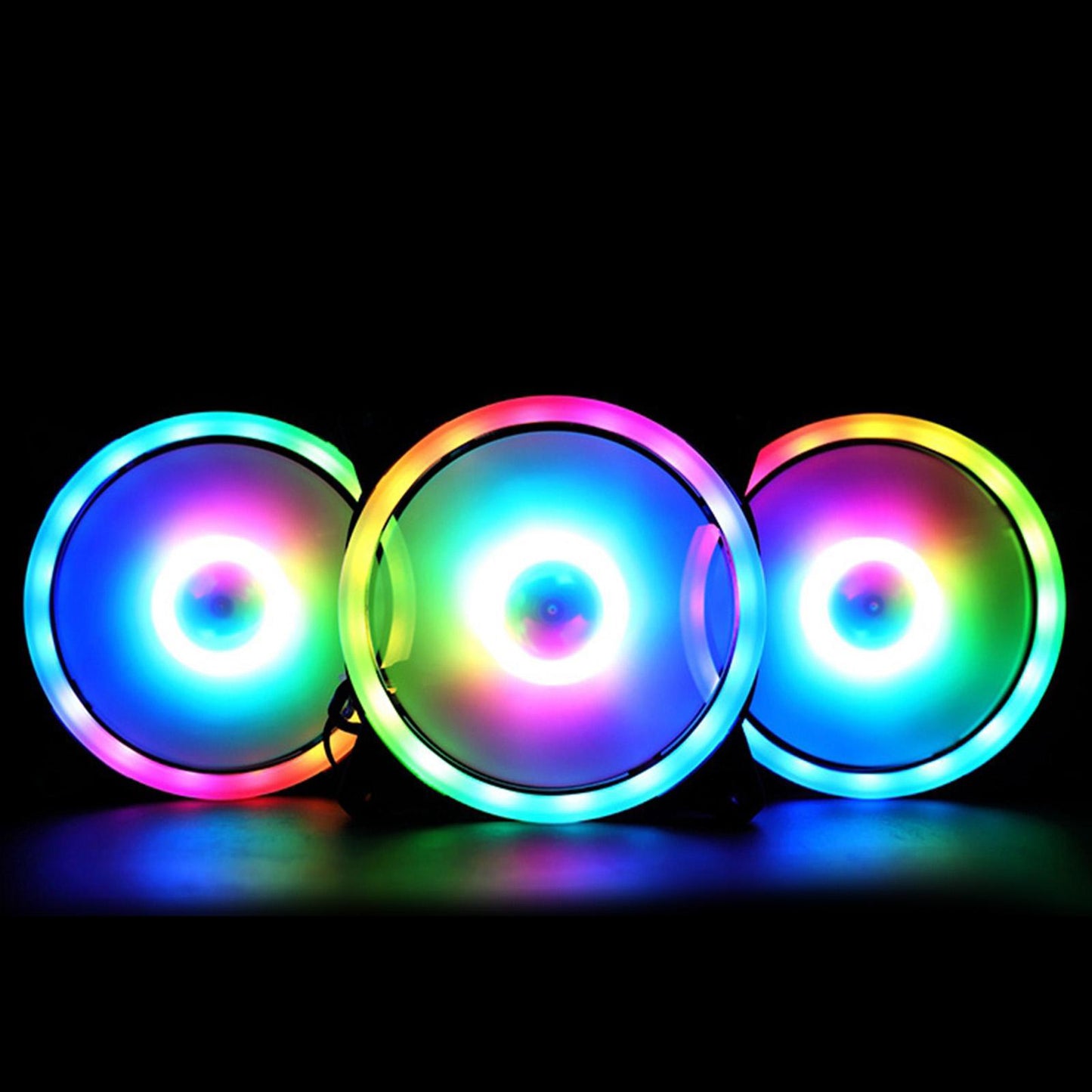 Computer Quiet PC Case Fan Sealed Bearing Adjustable Speed for Desktop Case Set G