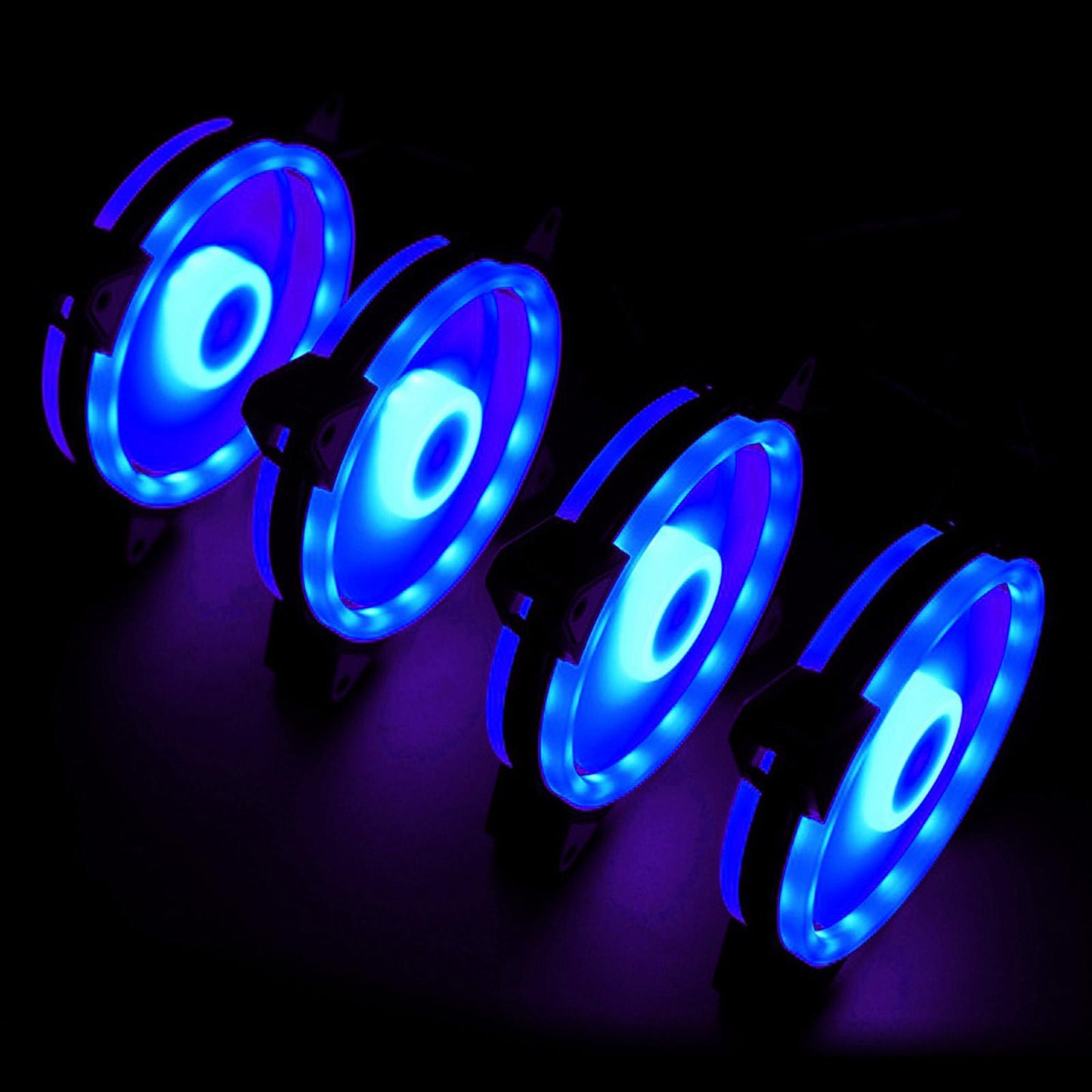 Computer Quiet PC Case Fan Sealed Bearing Adjustable Speed for Desktop Case Set H