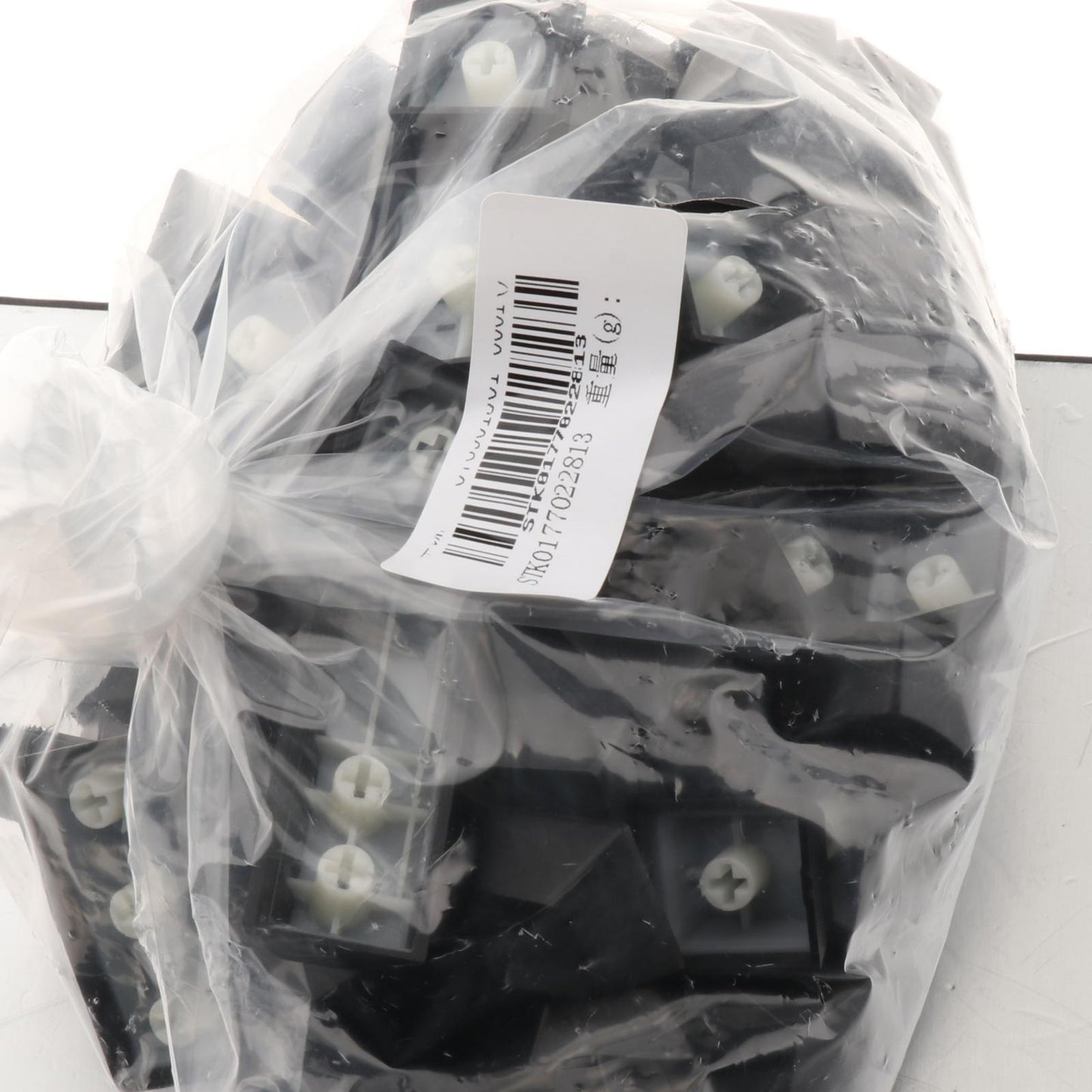 108-Key ABS Translucent Keycaps Key Cap for Mechanical Keyboard Black