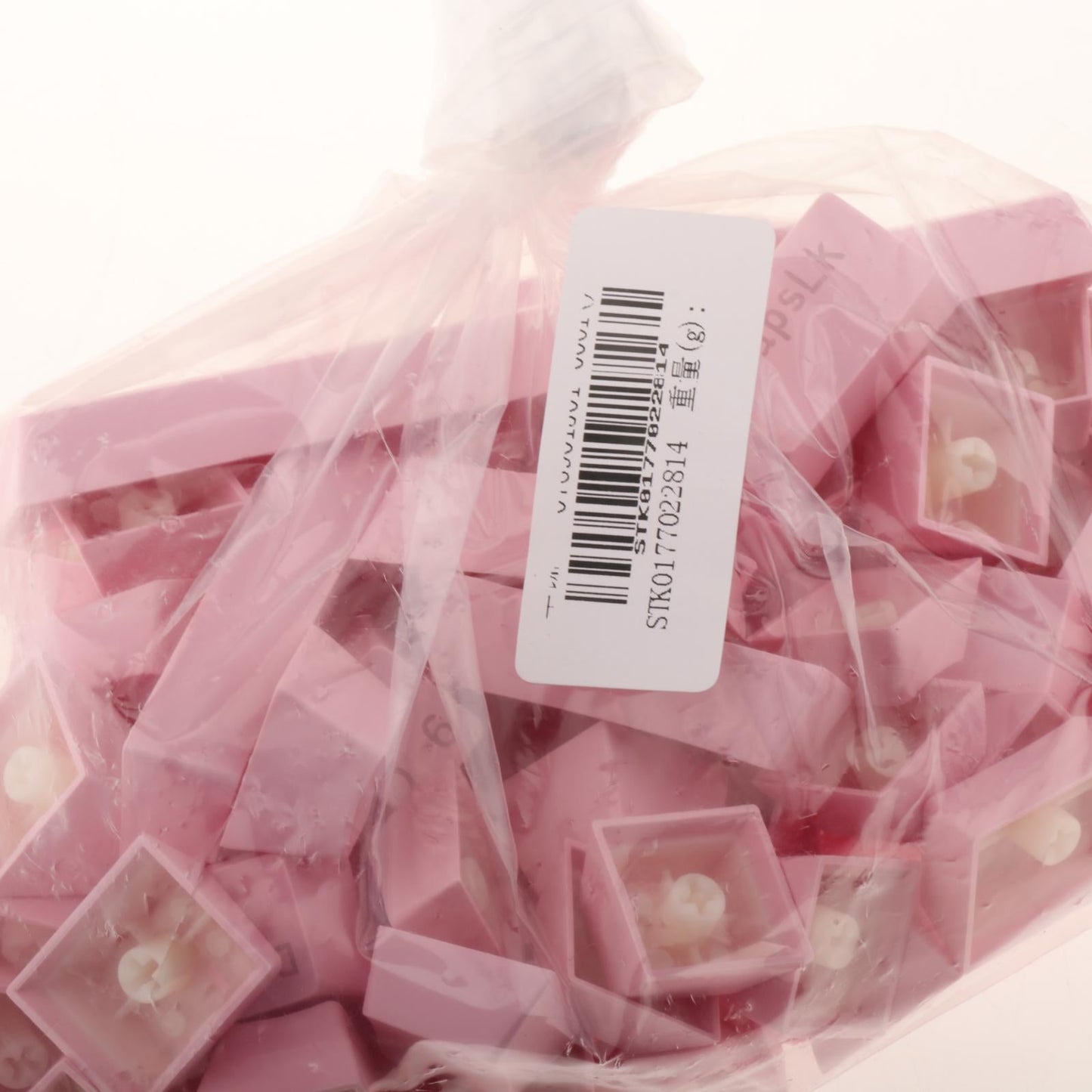 108-Key ABS Translucent Keycaps Key Cap for Mechanical Keyboard Pink
