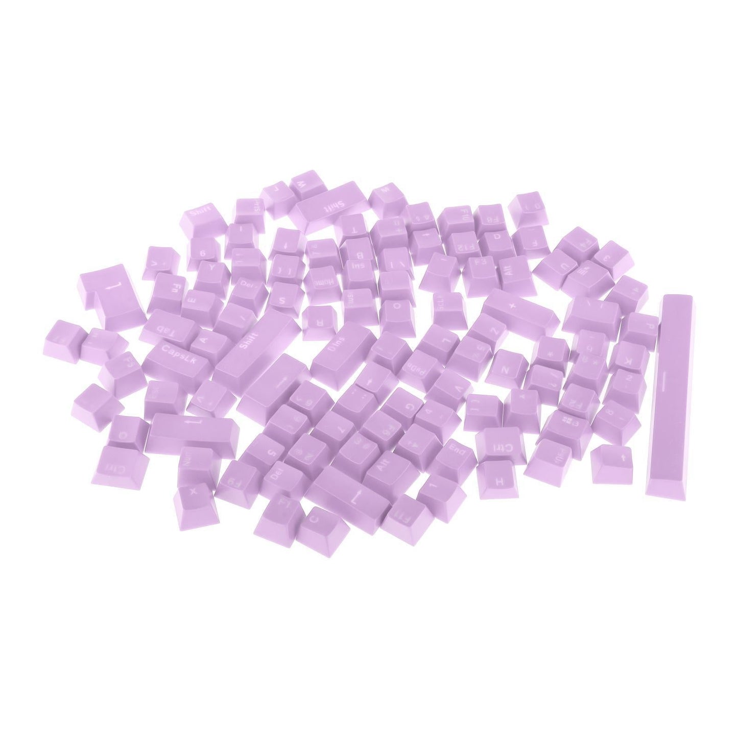 108-Key ABS Translucent Keycaps Key Cap for Mechanical Keyboard Purple