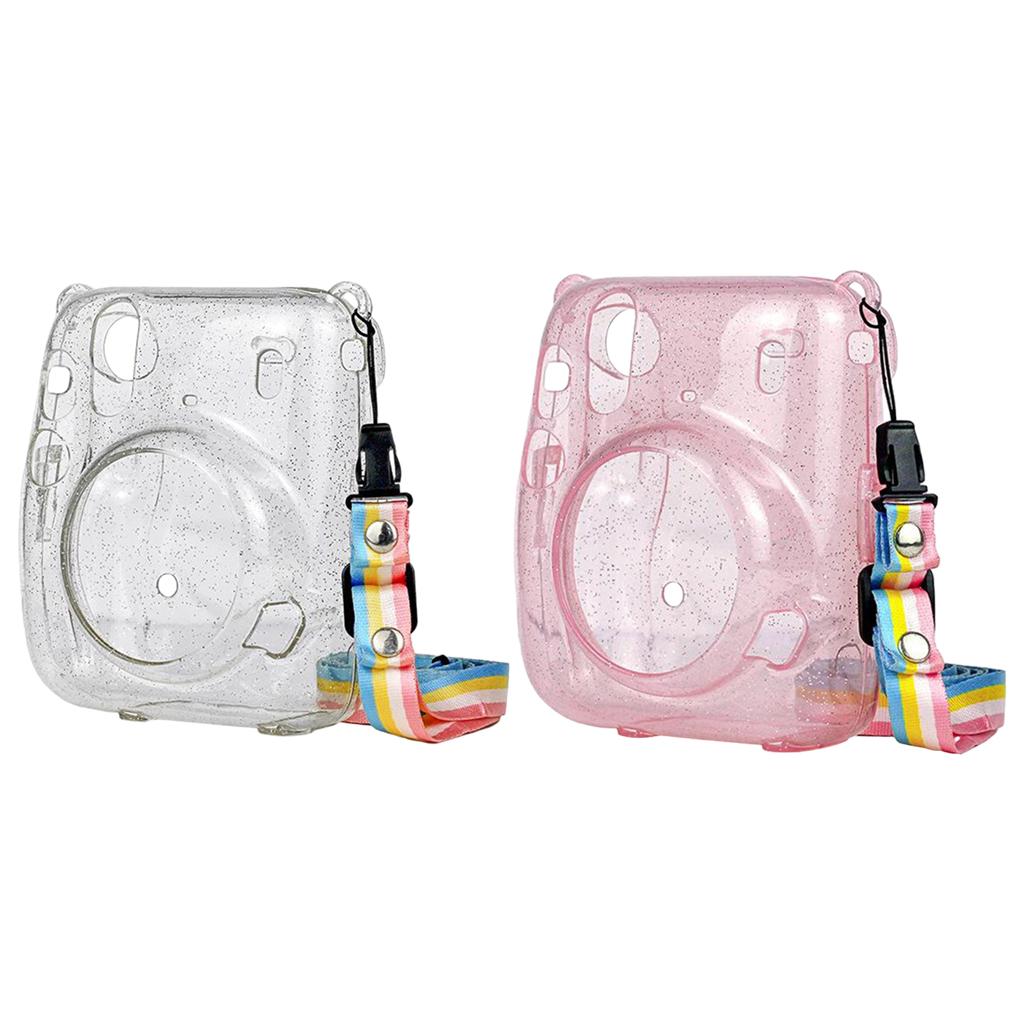 Protective Hard Case Anti-dust Strap for Instax Mini11 Polaroid Cameras