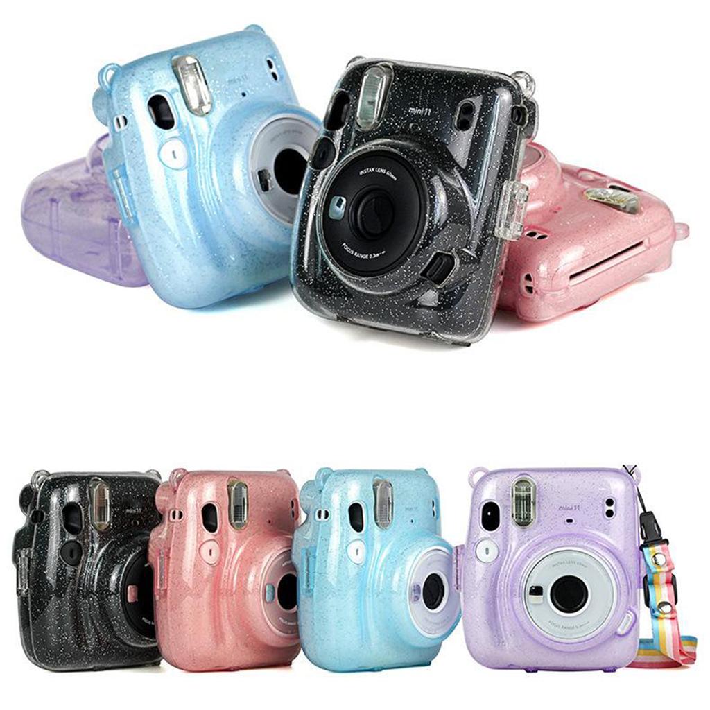 Protective Hard Case Anti-dust Strap for Instax Mini 11 Polaroid Cameras