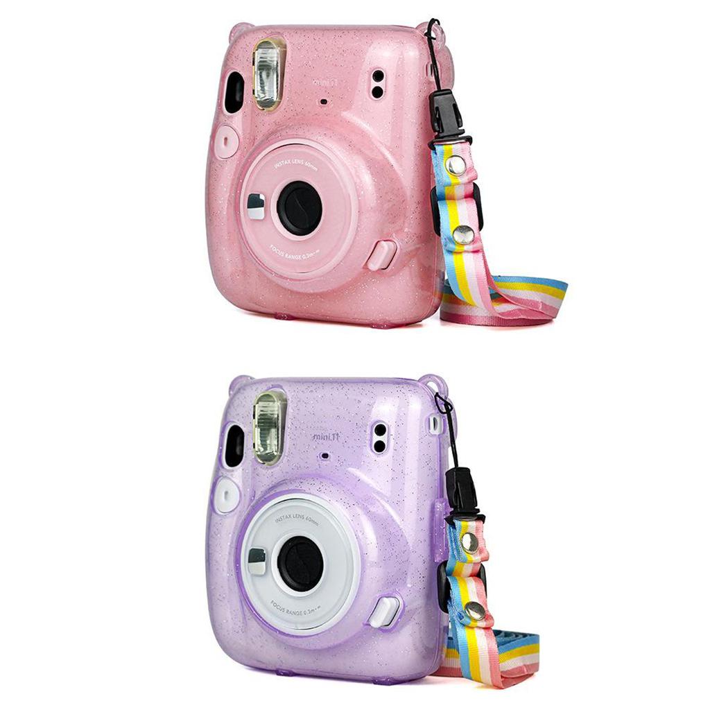 Protective Hard Case Anti-dust Strap for Instax Mini 11 Polaroid Cameras