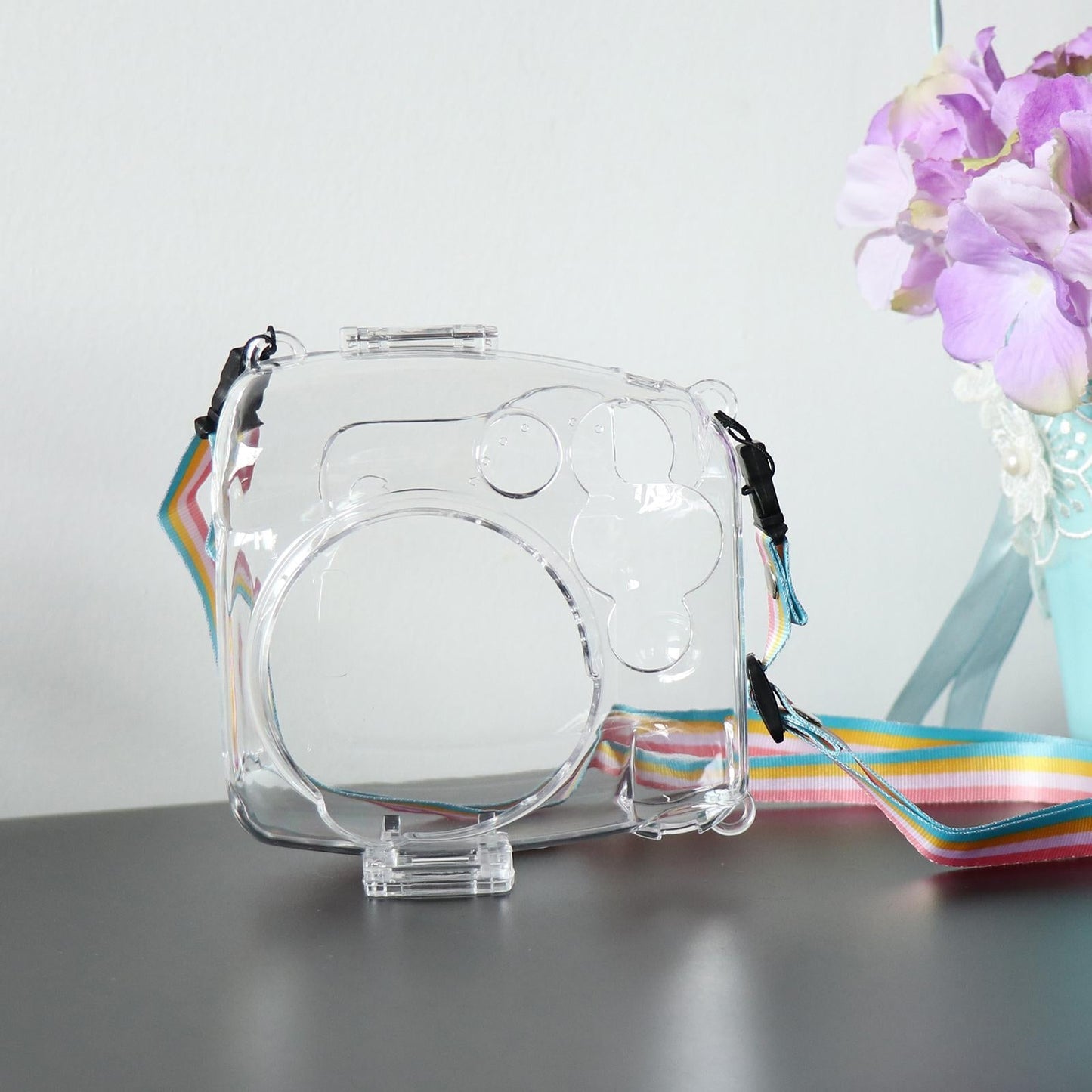 Protective Hard Case Anti-dust Strap for Instax Mini 11 Polaroid Camera Clear