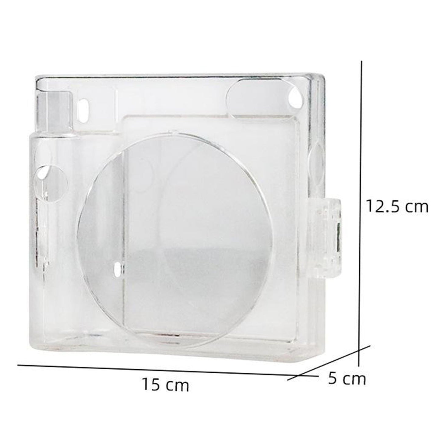 Hard PVC Clear Protective Case Shoulder Strap Transparent for Fujifilm