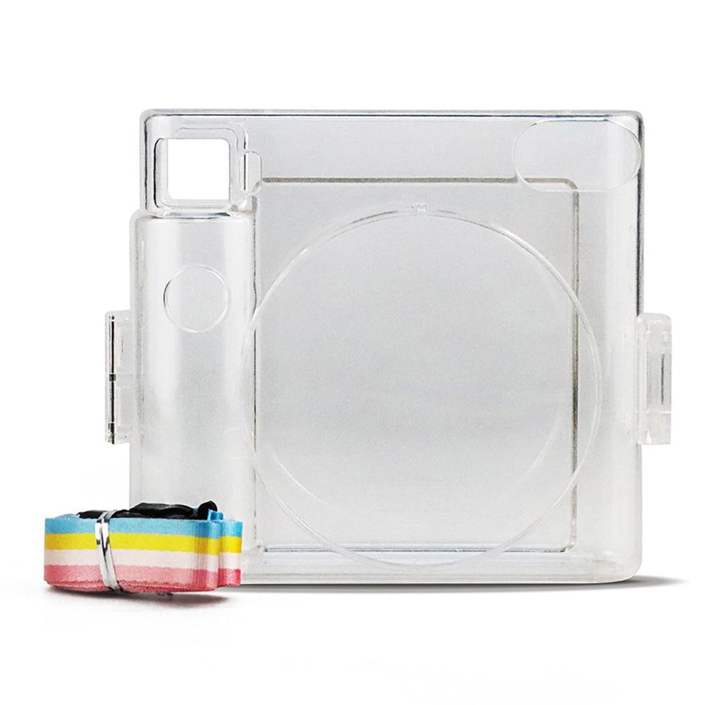 Hard PVC Clear Protective Case Shoulder Strap Transparent for Fujifilm