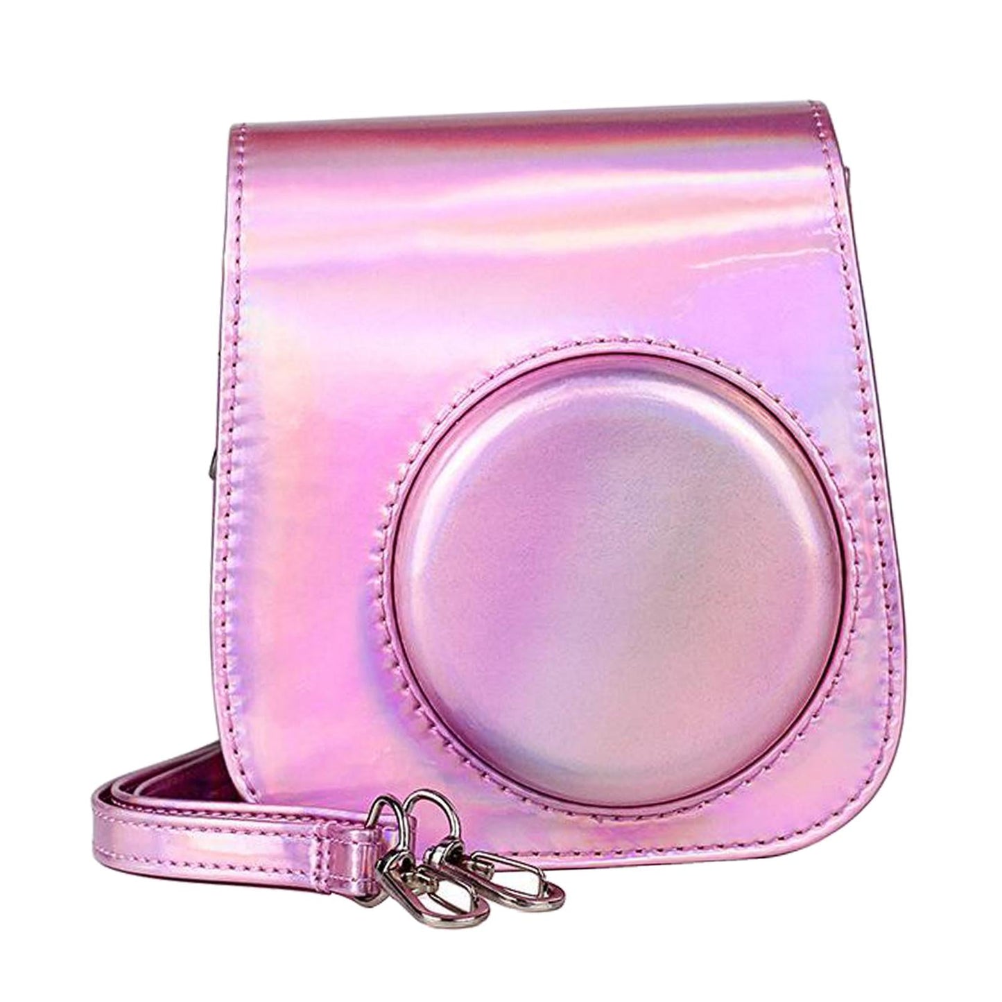 Hard Protective Case Anti-fall Shoulder Strap for Fujifilm Instax mini 11 Symphony Pink