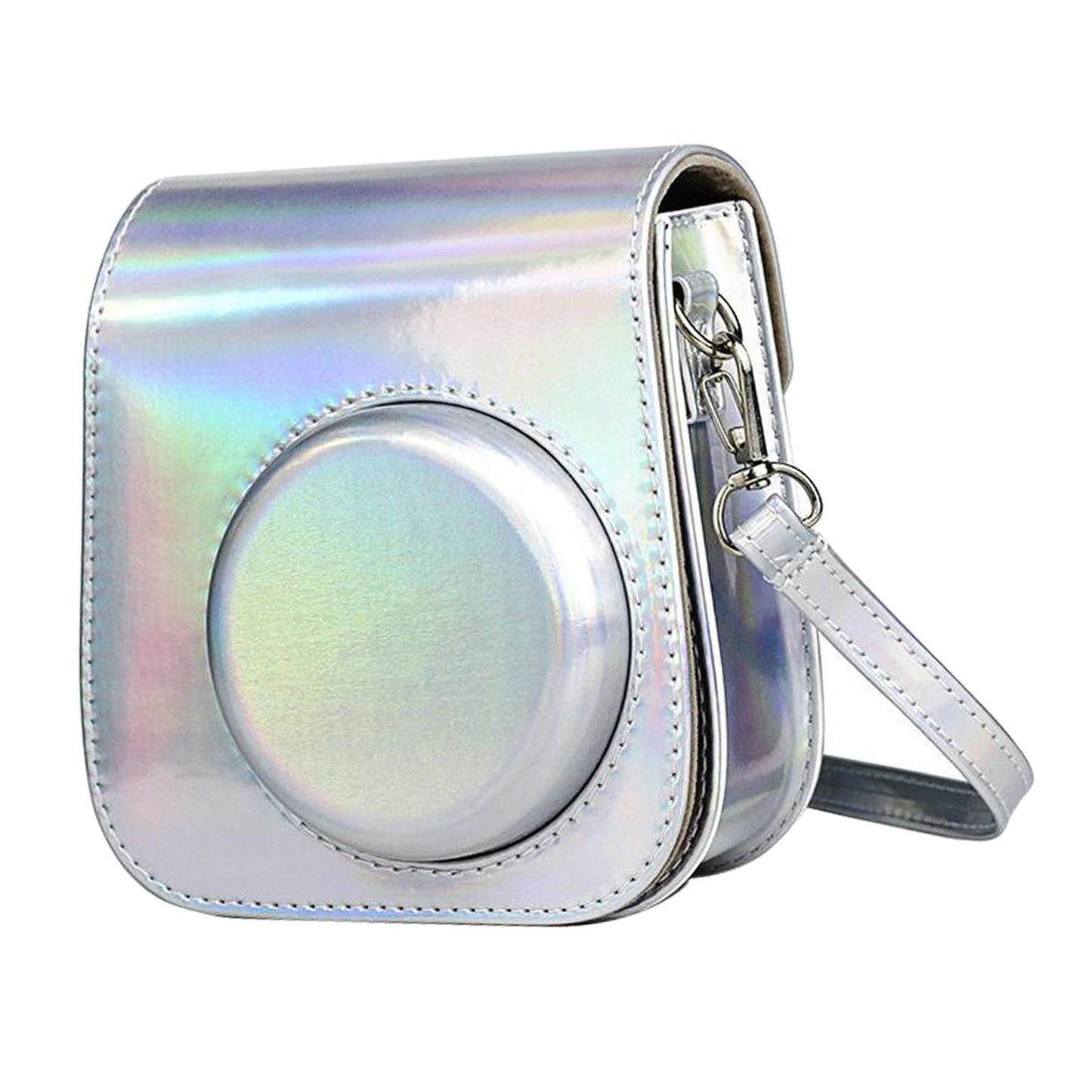 Hard Protective Case Anti-fall Shoulder Strap for Fujifilm Instax mini 11 Symphony Sliver