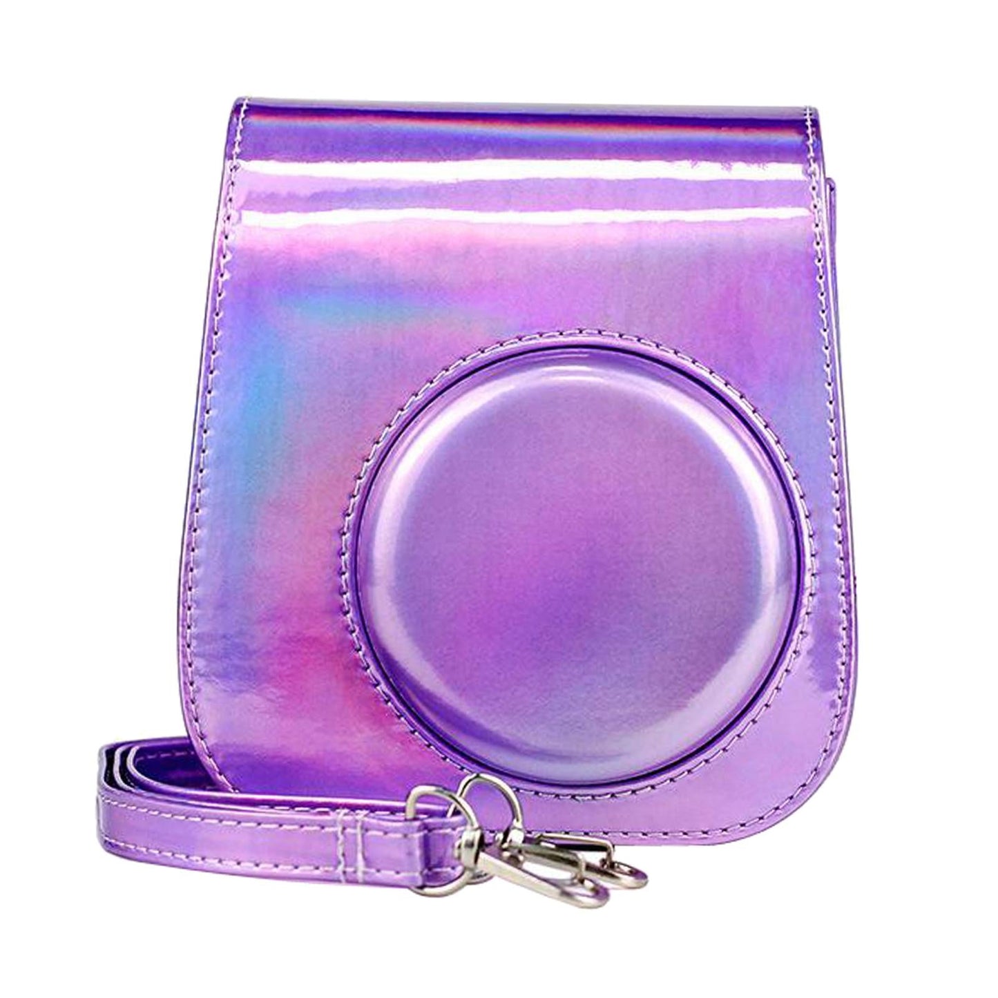 Hard Protective Case Anti-fall Shoulder Strap for Fujifilm Instax mini 11 Symphony Purple