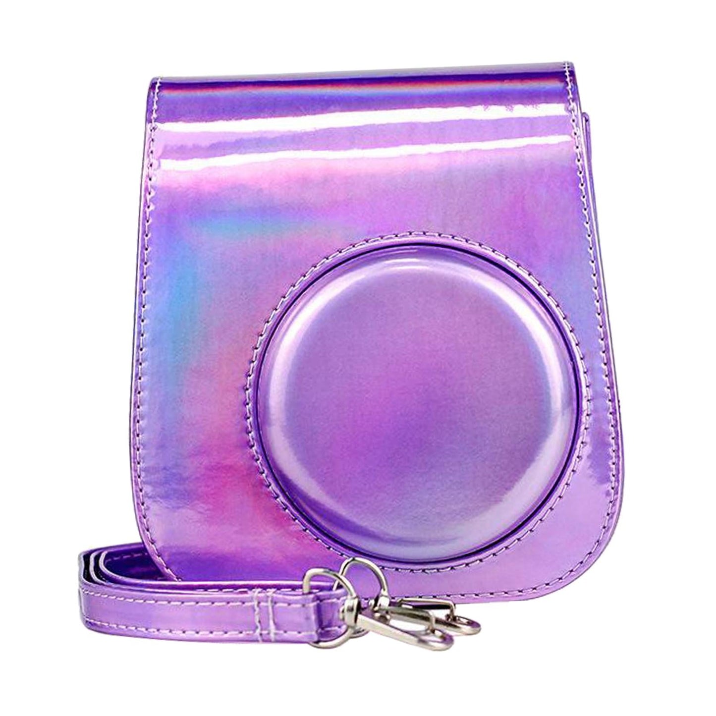 Hard Protective Case Anti-fall Shoulder Strap for Fujifilm Instax mini 11 Symphony Purple